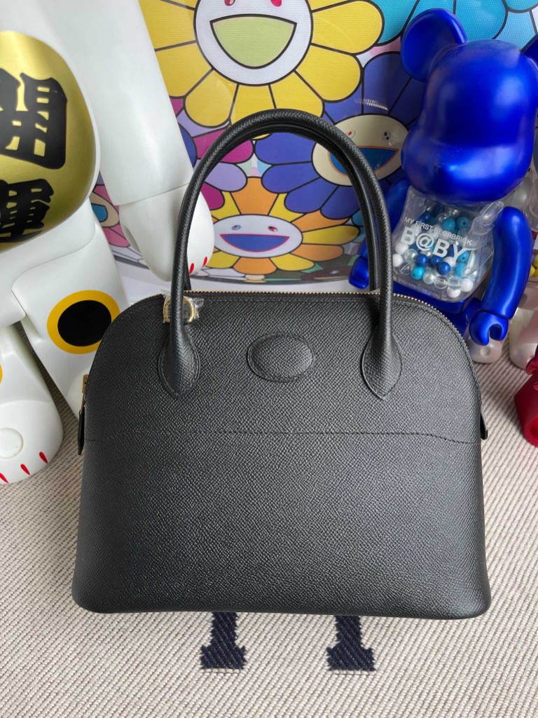 Uncle Bench Hermes Bolide 27cm Epsom ck89 Noir Gold Hardware Full Handmade