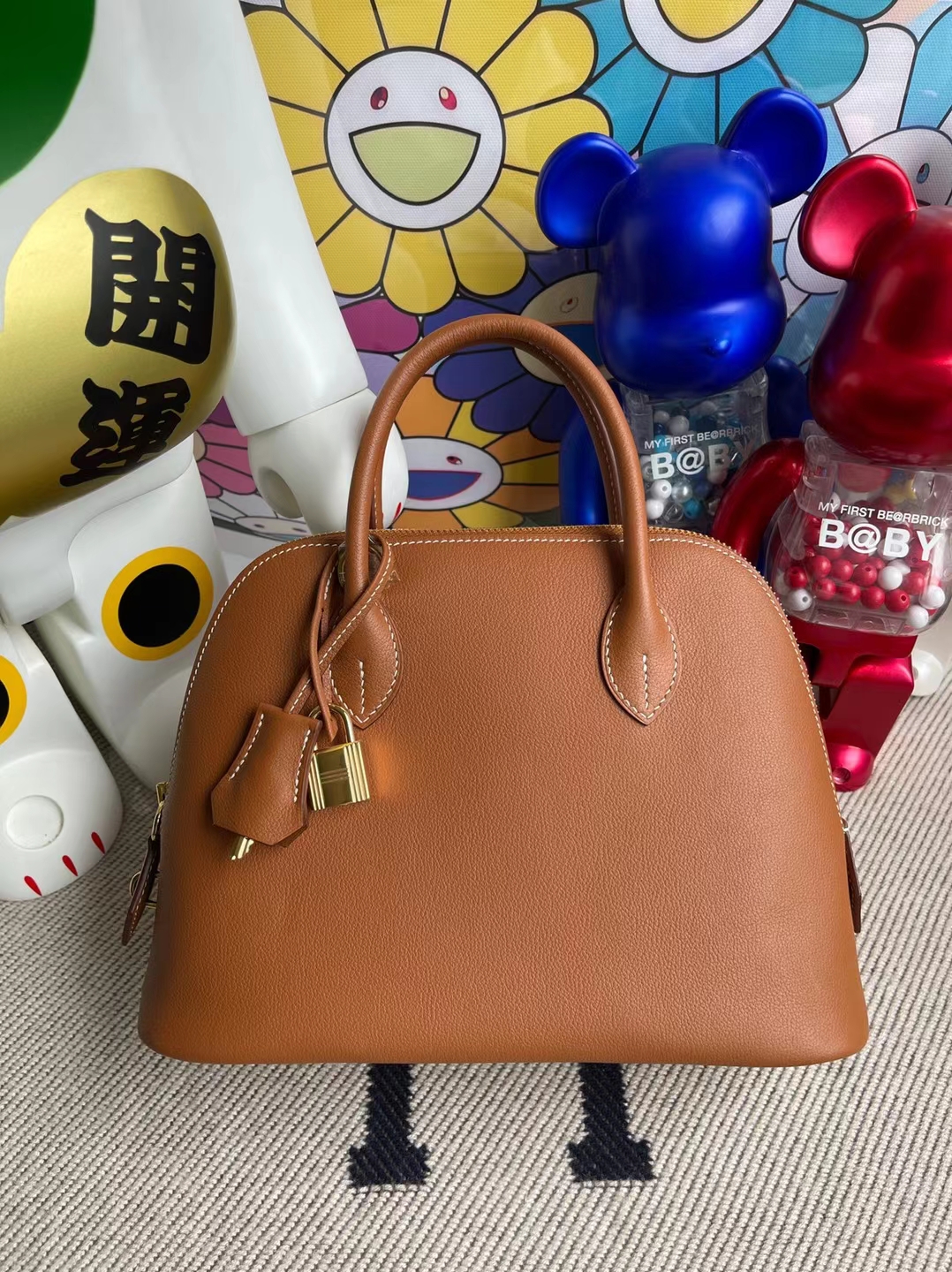 Uncle Bench Hermes Bolide evercolor ck37 Golden Gold Hardware 25cm Full Handmade