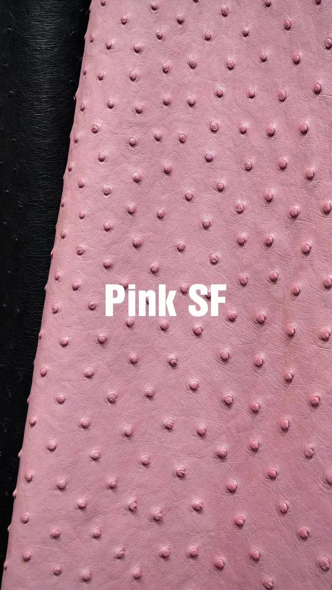 Uncle Bench Hermes Leather Ostrich Pink customized