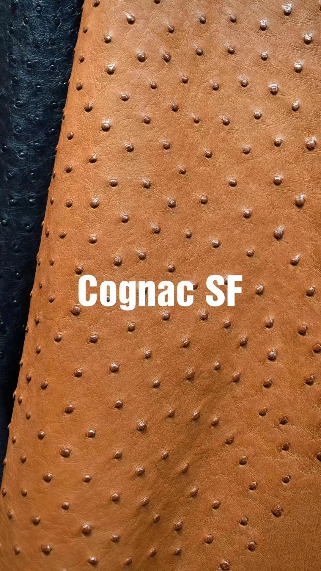 Uncle Bench Hermes Leather Ostrich Cognac customized