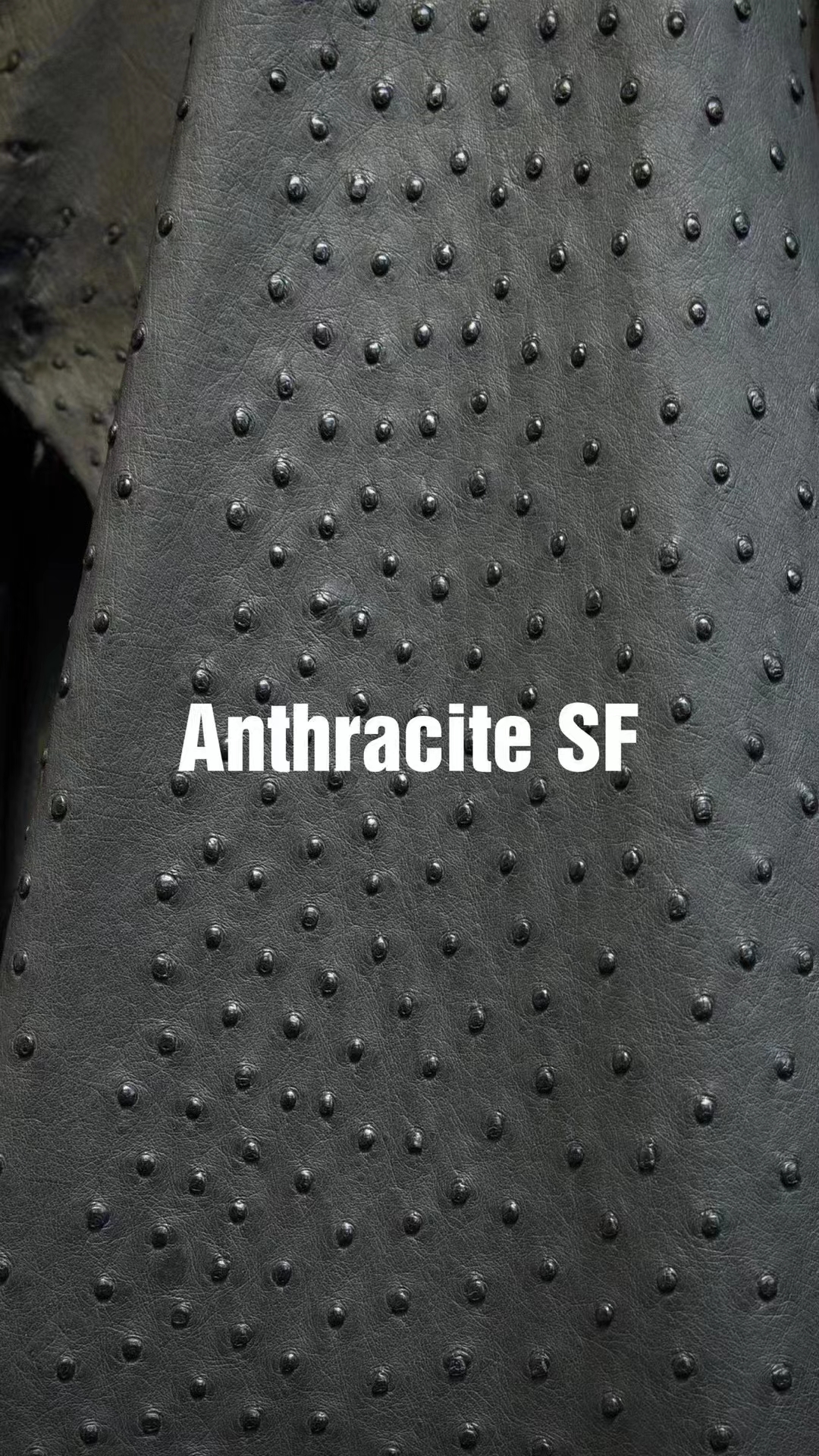 Uncle Bench Hermes Leather Ostrich Anthracite customized