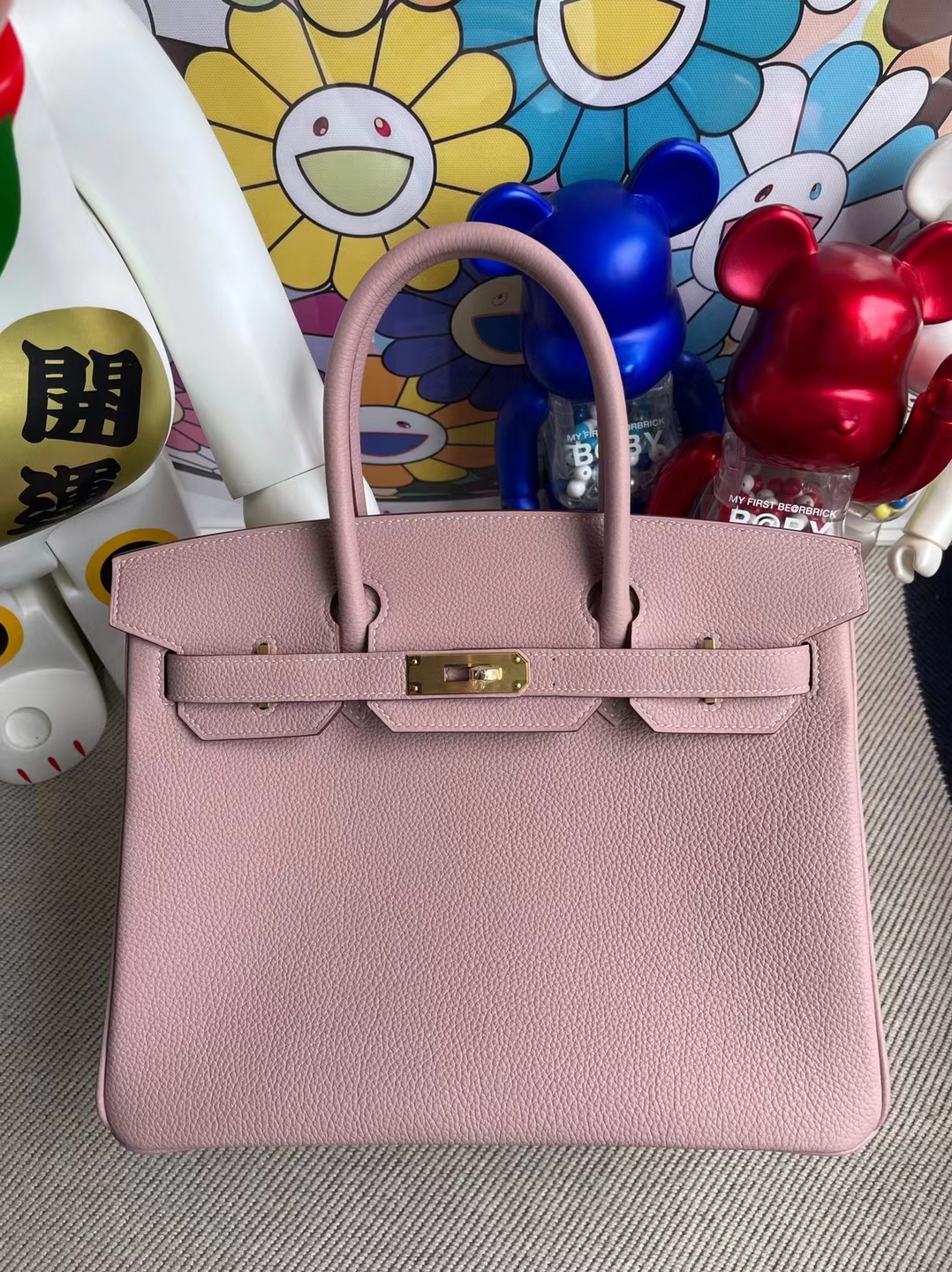 Herms Birkin Togo 4W Wisteria 30cm