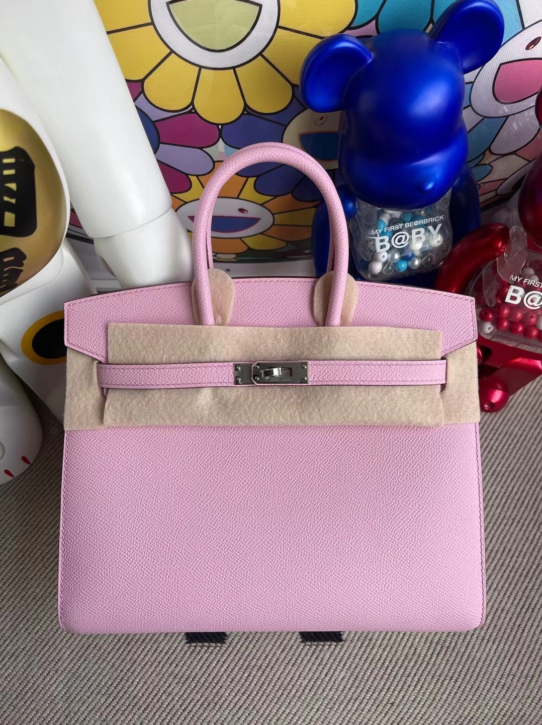 Uncle Bench Hermes Birkin Sellier Epsom X9 Purple mallow Silver buckle 25cm