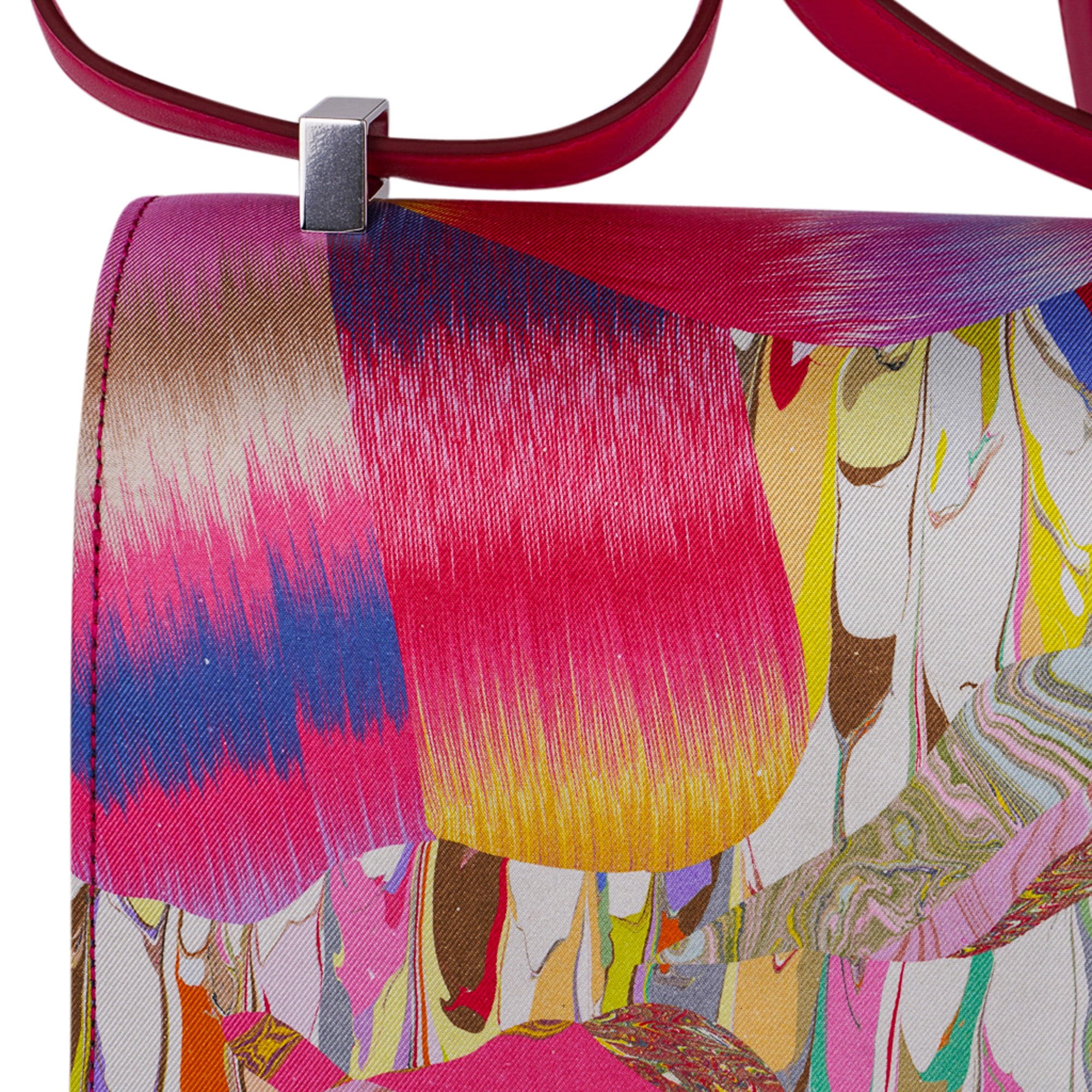 Hermès Constance 24 Marble Silk with Palladium Hardware – Limited Edition Hermes Limited Edition Constance Bag 24 Marble Silk with Palladium Hardware - view 13