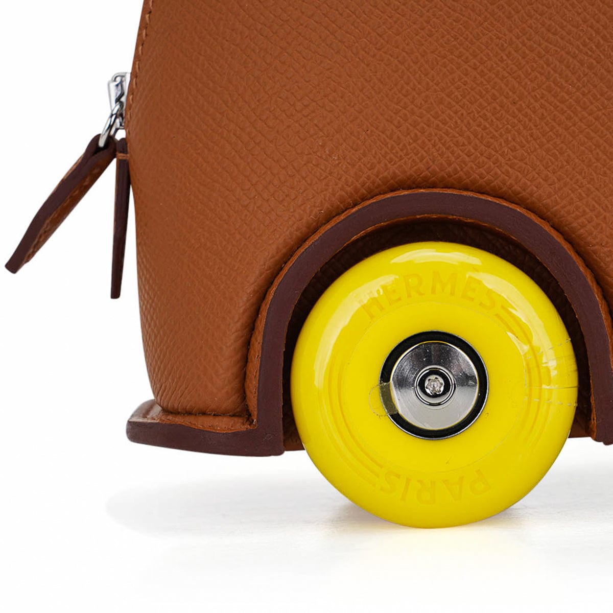 Hermès Mini Bolide 1923 on Wheels Gold Togo Leather with Palladium Hardware – Limited Edition Hermes Limited Edition Mini Bolide 1923 Bag On Wheels Gold Togo Leather with Palladium Hardware - view 5