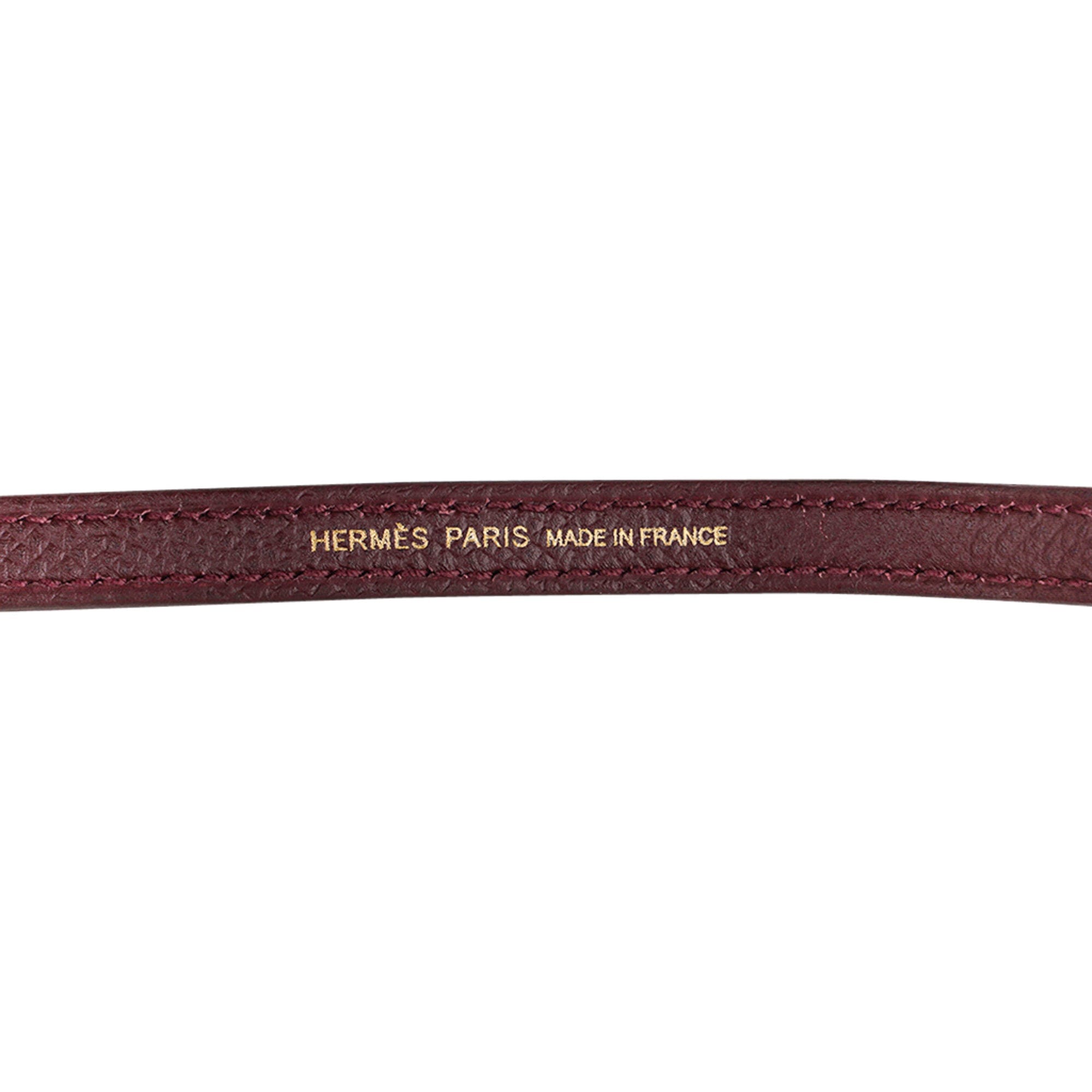 Hermès Special Order HSS Mini Kelly 20 Sellier Nata and Bordeaux Epsom Leather with Gold Hardware Hermes Special Order HSS Mini Kelly 20 Sellier Bag Nata & Bordeaux Epsom Leather with Gold Hardware - view 12