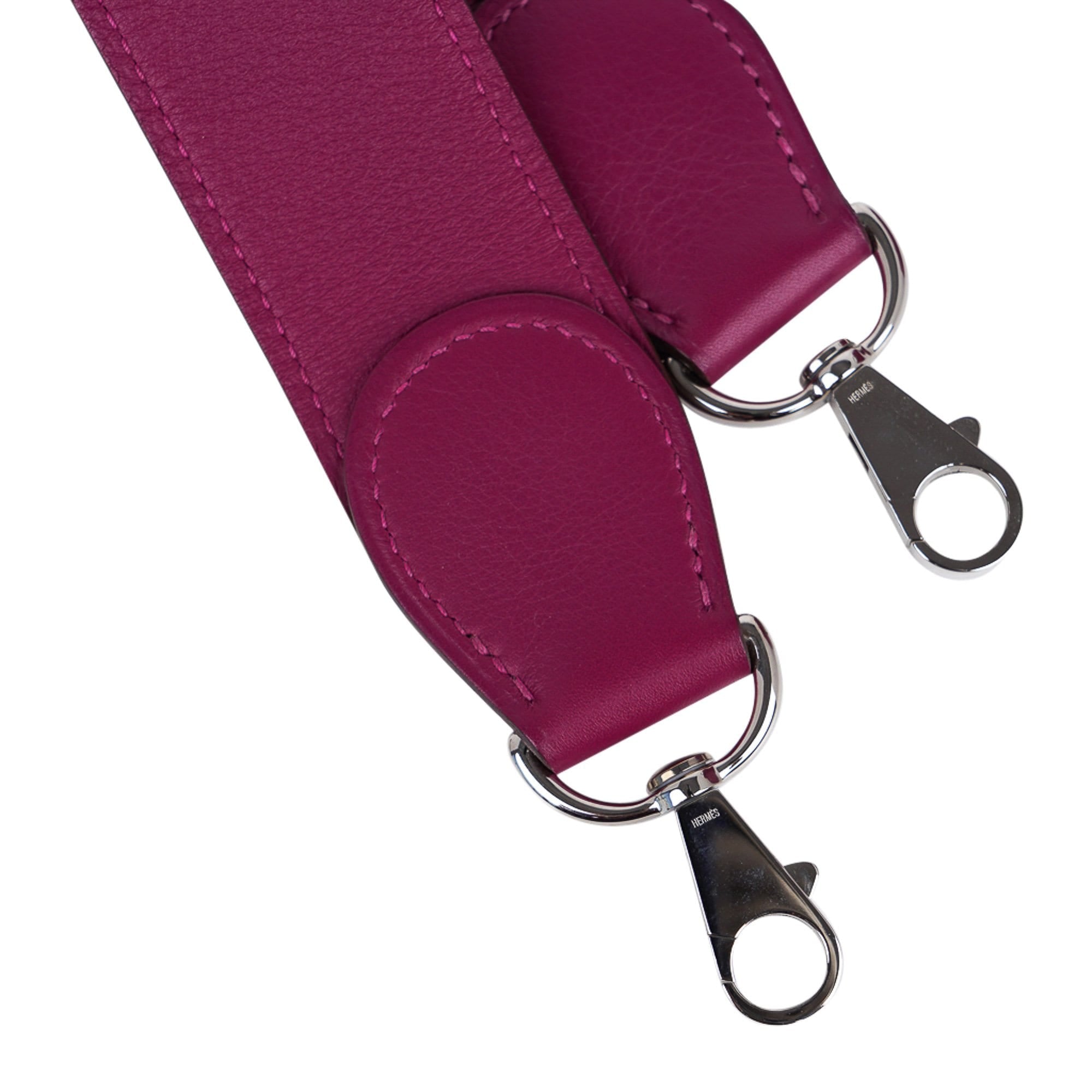 Hermès Kelly 32 Lakis Tosca Swift Leather with Palladium Hardware – Limited Edition Hermes Limited Edition Kelly 32 Lakis Bag Tosca Swift Leather with Palladium Hardware - view 11