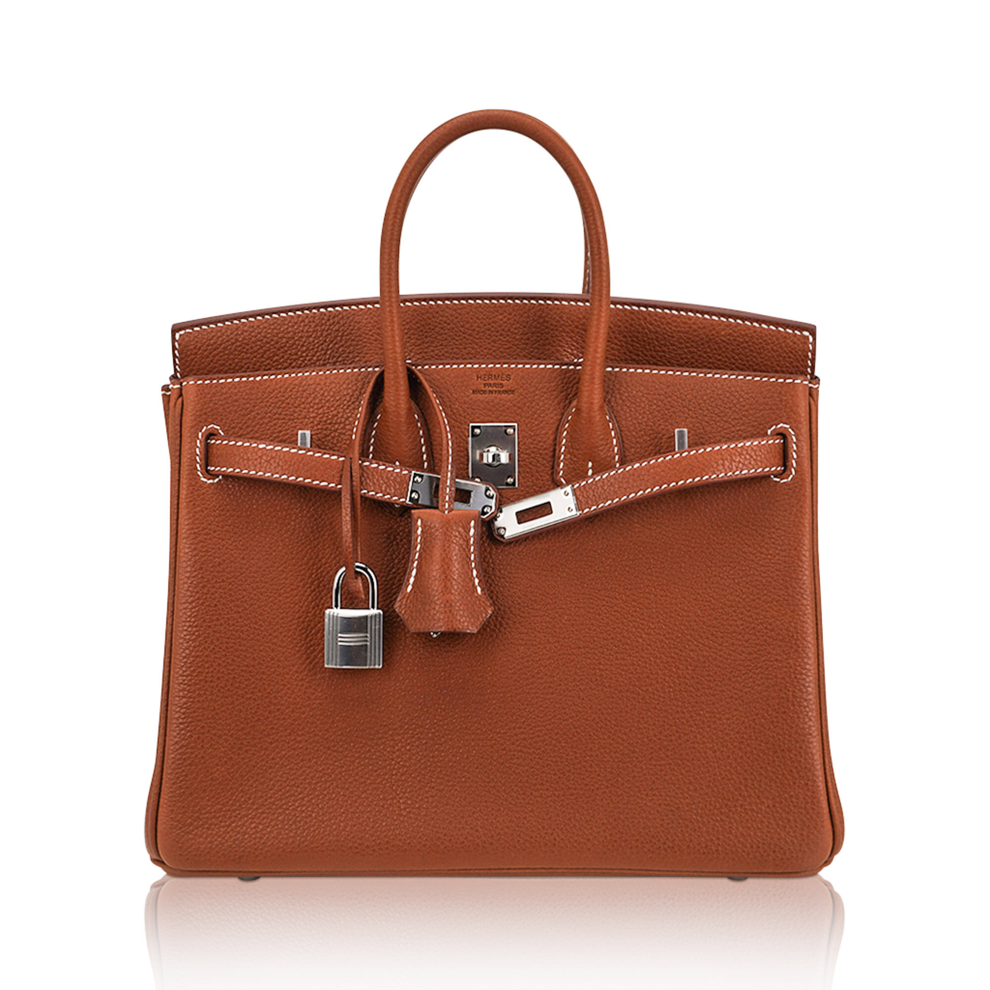 Hermès Birkin 25 Fauve Barenia Faubourg Leather Palladium Hardware – Limited Edition Hermes Limited Edition Birkin 25 Fauve Barenia Faubourg Leather Bag Palladium Hardware - view 3