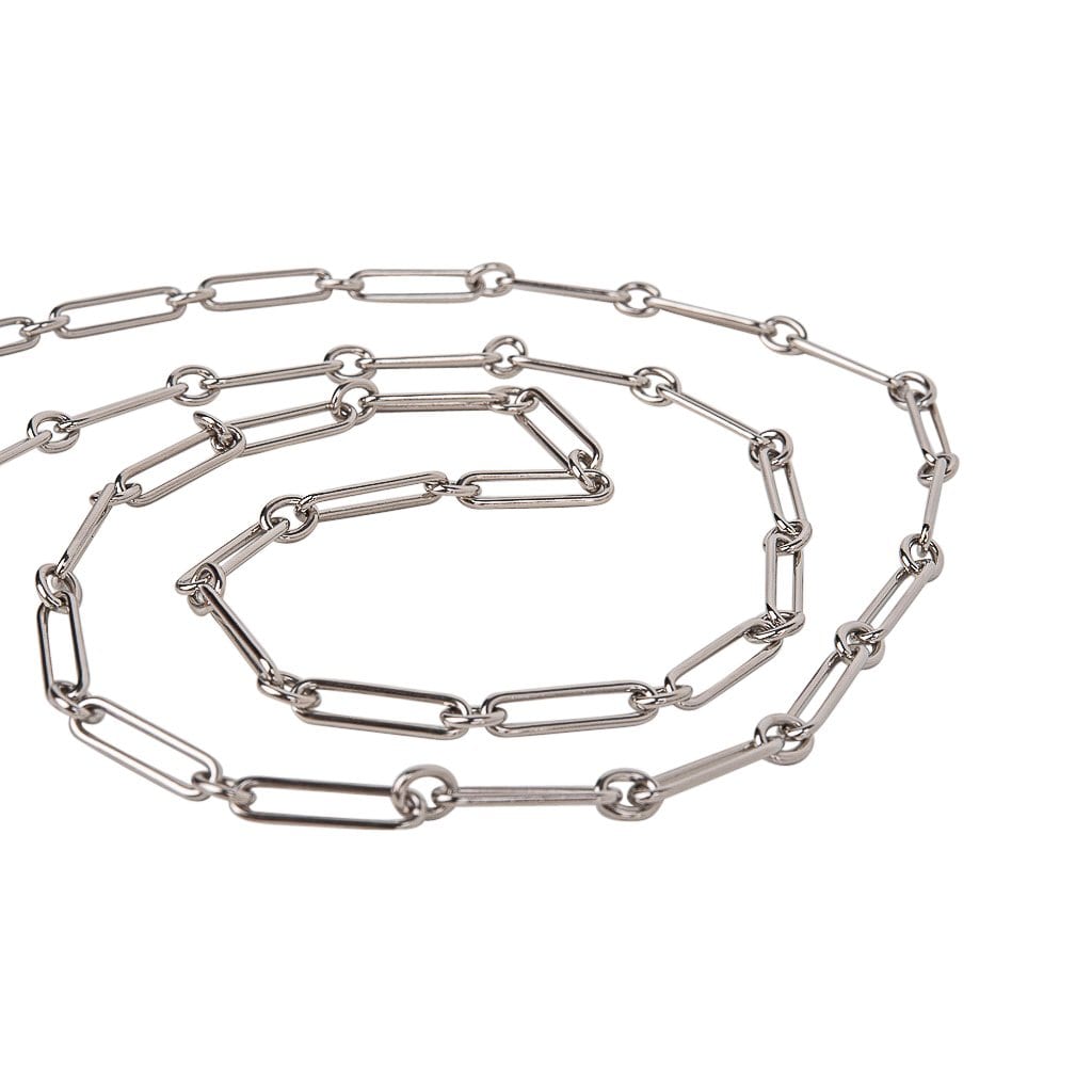 Hermès Micro Sac Noir 46 MM Noir Villandry Paper Clip Chain Palladium Hardware – Limited Edition Hermes Micro Sac Limited Edition Noir 46 MM Noir Villandry Paper Clip Chain Bag Palladium Hardware - view 7
