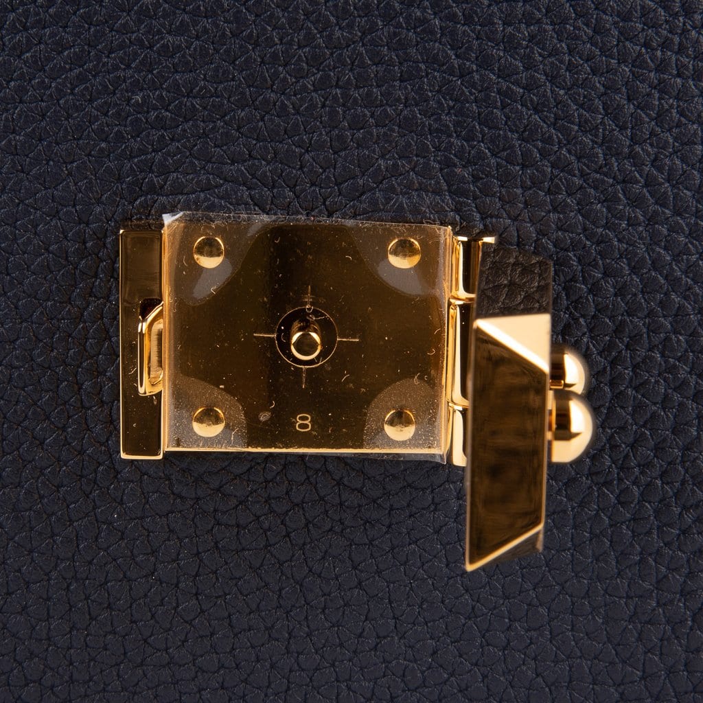 Hermès HSS Sac À Dépêches 27 Blue Nuit Etain Togo Gold Hardware – Limited Edition Hermès Limited Edition HSS Sac à Dépêches 27 Bag Blue Nuit Etain Togo Gold Hardware - view 11