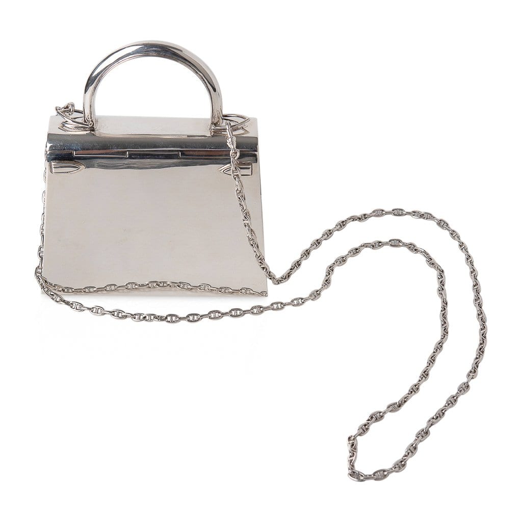 Hermès Kelly 15 Sterling Silver Vintage Chaine D’Ancre Strap – Limited Edition Hermes Kelly 15 Bag Sterling Silver Vintage Limited Edition Chaine D’Ancre Strap - view 14