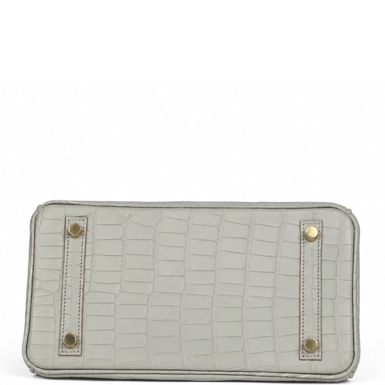 Hermès Birkin 25 Gris Perle Matte Alligator Gold Hardware Hermes Birkin 25 Gris Perle Matte Alligator Gold Hardware - view 6