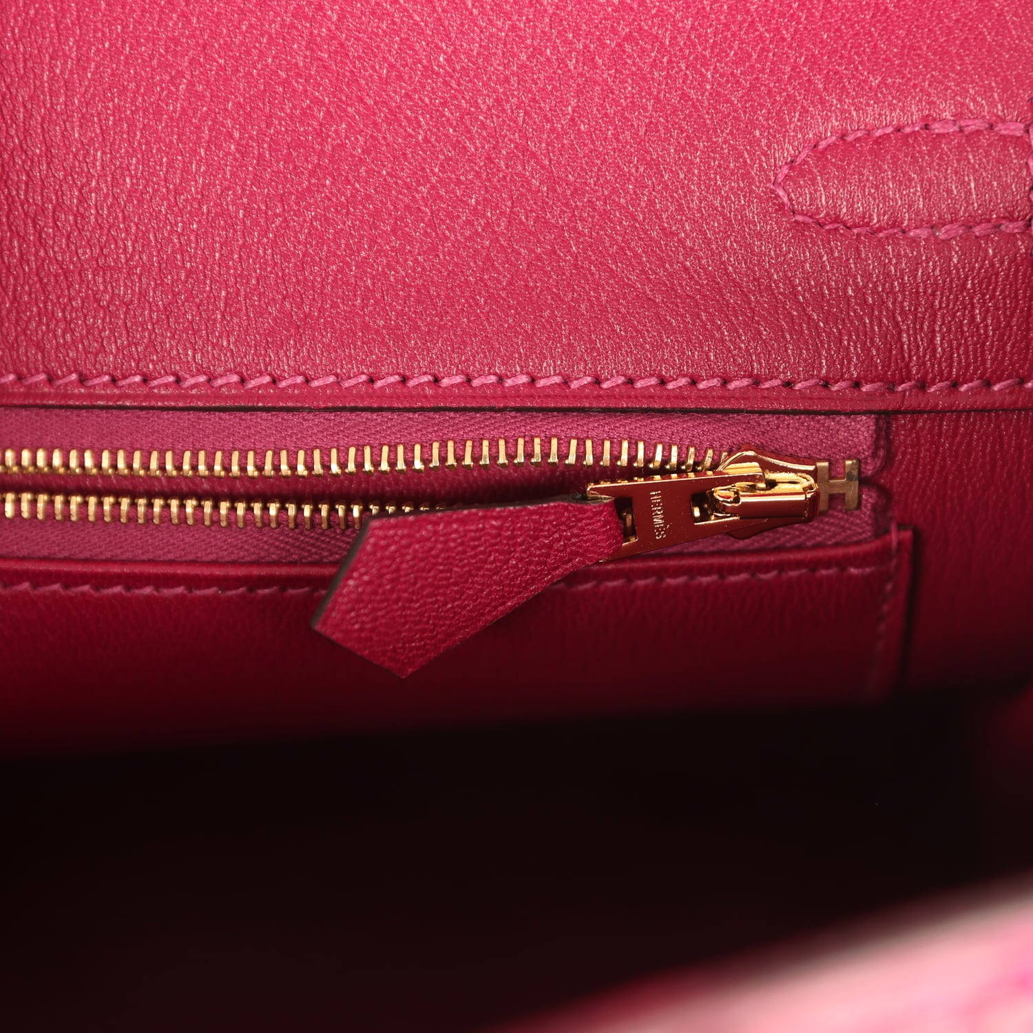 Hermès Birkin 25 Rose Scheherazade Shiny Porosus Crocodile Gold Hardware Hermes Birkin 25 Rose Scheherazade Shiny Porosus Crocodile Gold Hardware - view 9