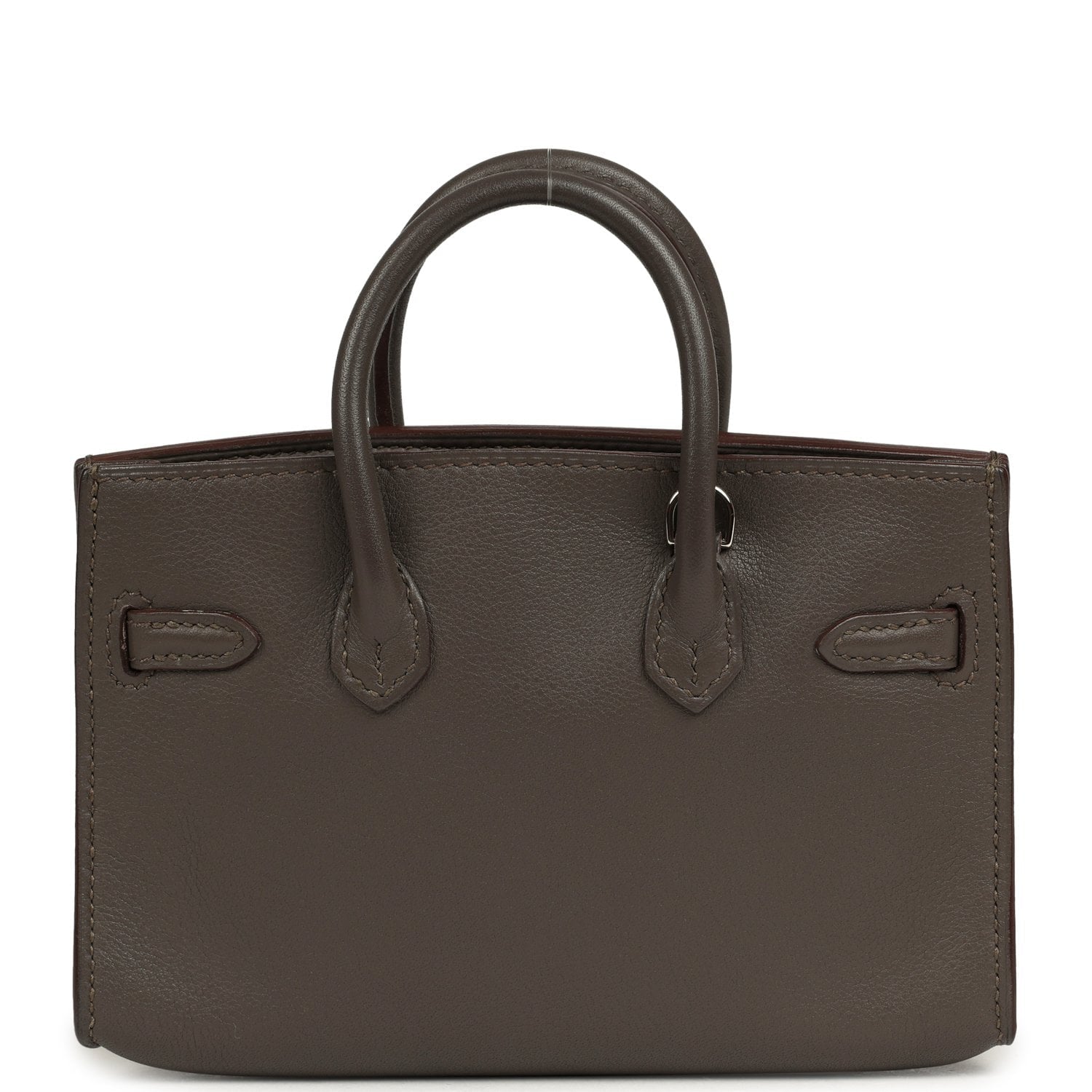 Hermès Micro Birkin 15 Etain Swift Palladium Hardware Hermes Micro Birkin 15 Etain Swift Palladium Hardware - View 4
