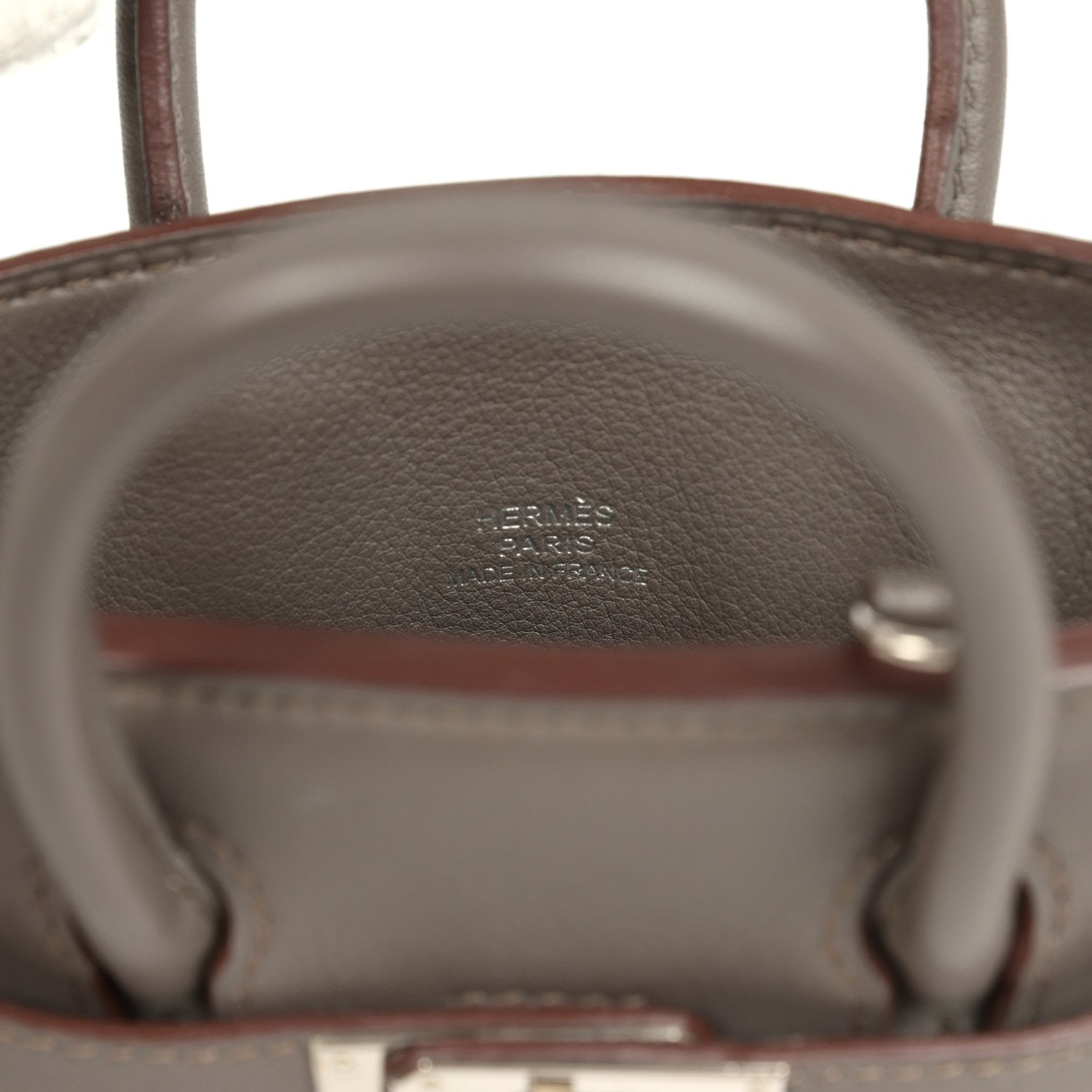 Hermès Micro Birkin 15 Etain Swift Palladium Hardware Hermes Micro Birkin 15 Etain Swift Palladium Hardware - View 7