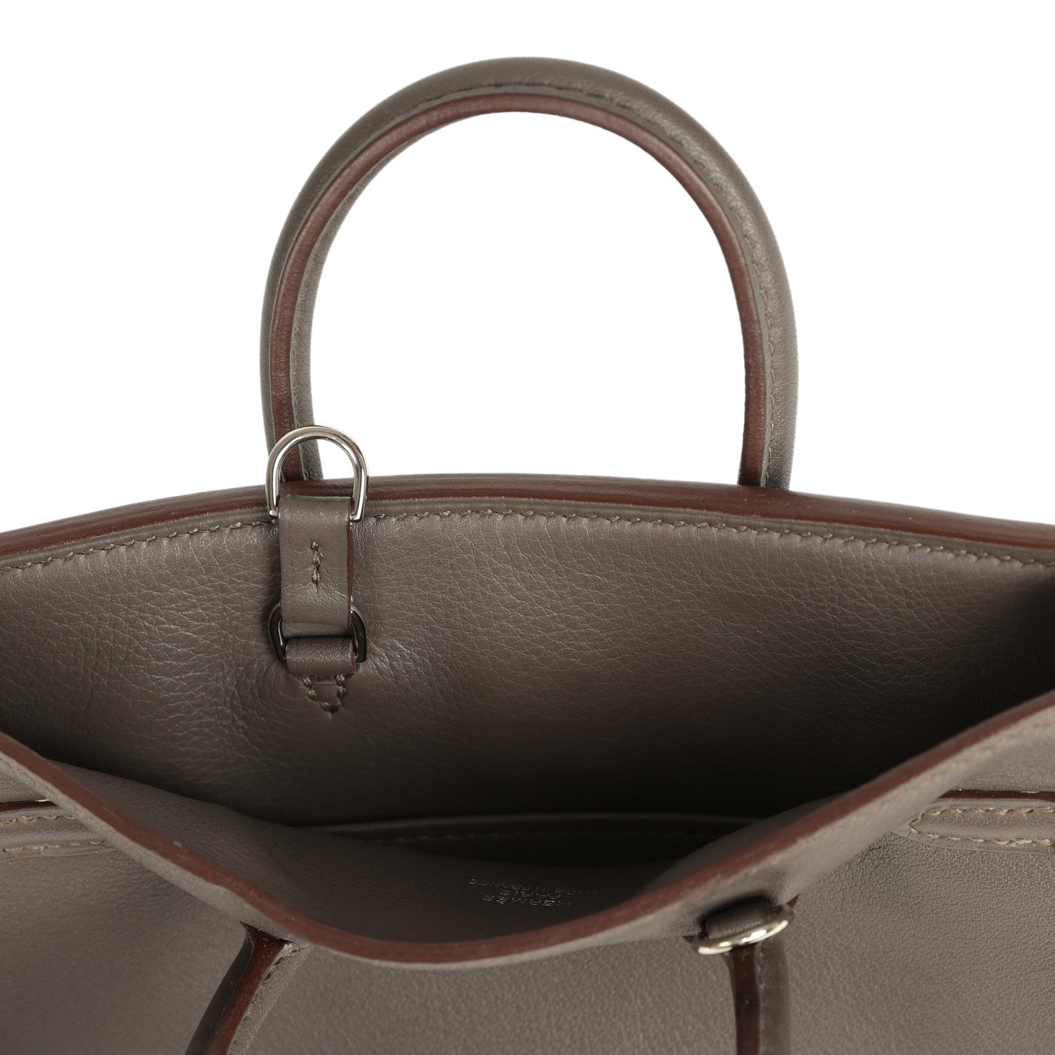 Hermès Micro Birkin 15 Etain Swift Palladium Hardware Hermes Micro Birkin 15 Etain Swift Palladium Hardware - View 8