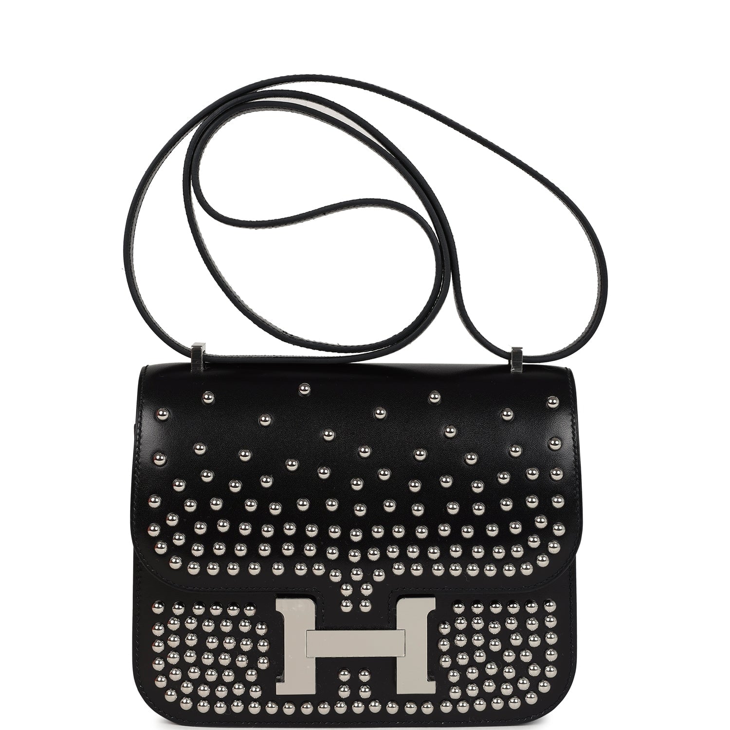 Hermès Constance 18 Clouté Black Box Palladium Hardware – Ref. H-C-250513-1-SS Hermes Constance 18 Clouté Black Box Palladium Hardware