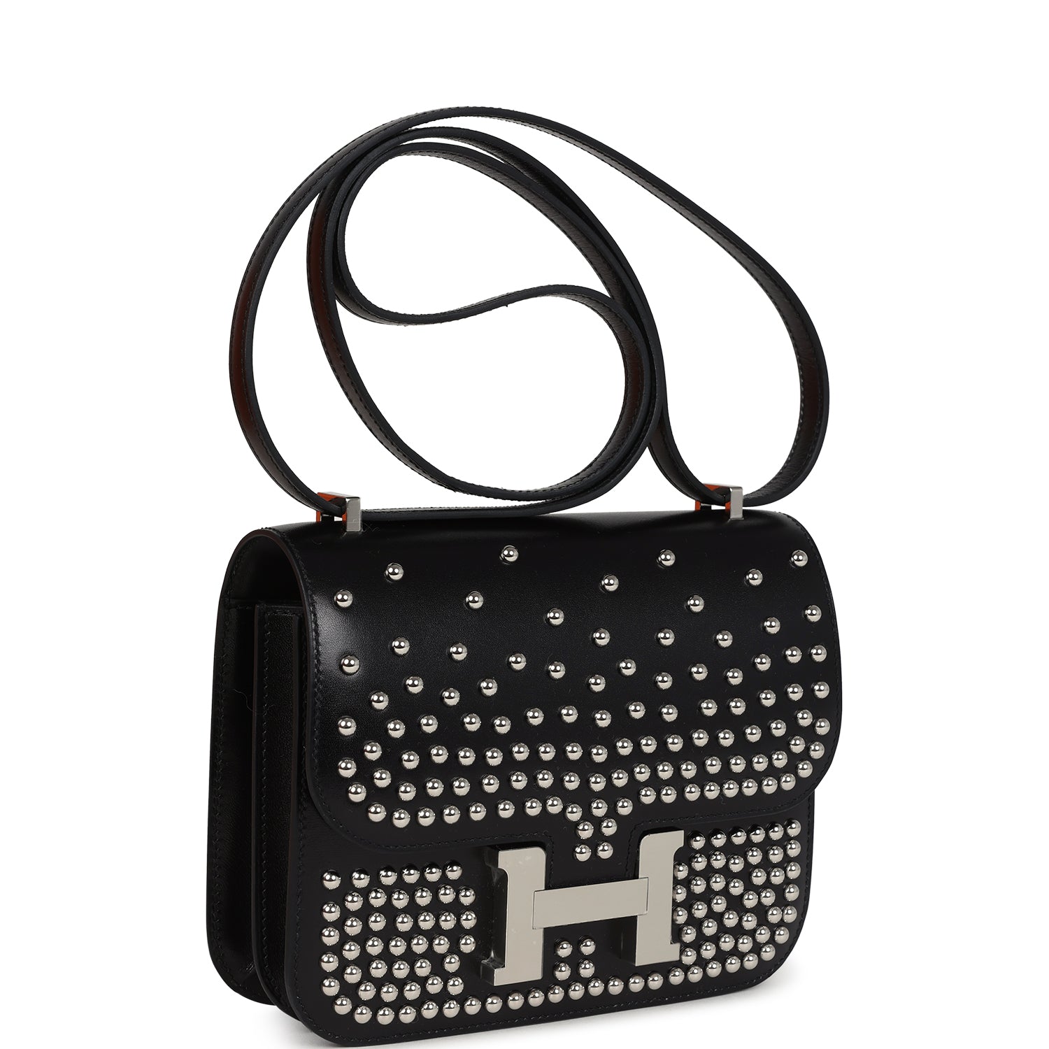 Hermès Constance 18 Clouté Black Box Palladium Hardware – Ref. H-C-250513-1-SS Hermes Constance 18 Clouté Black Box Palladium Hardware - view 2