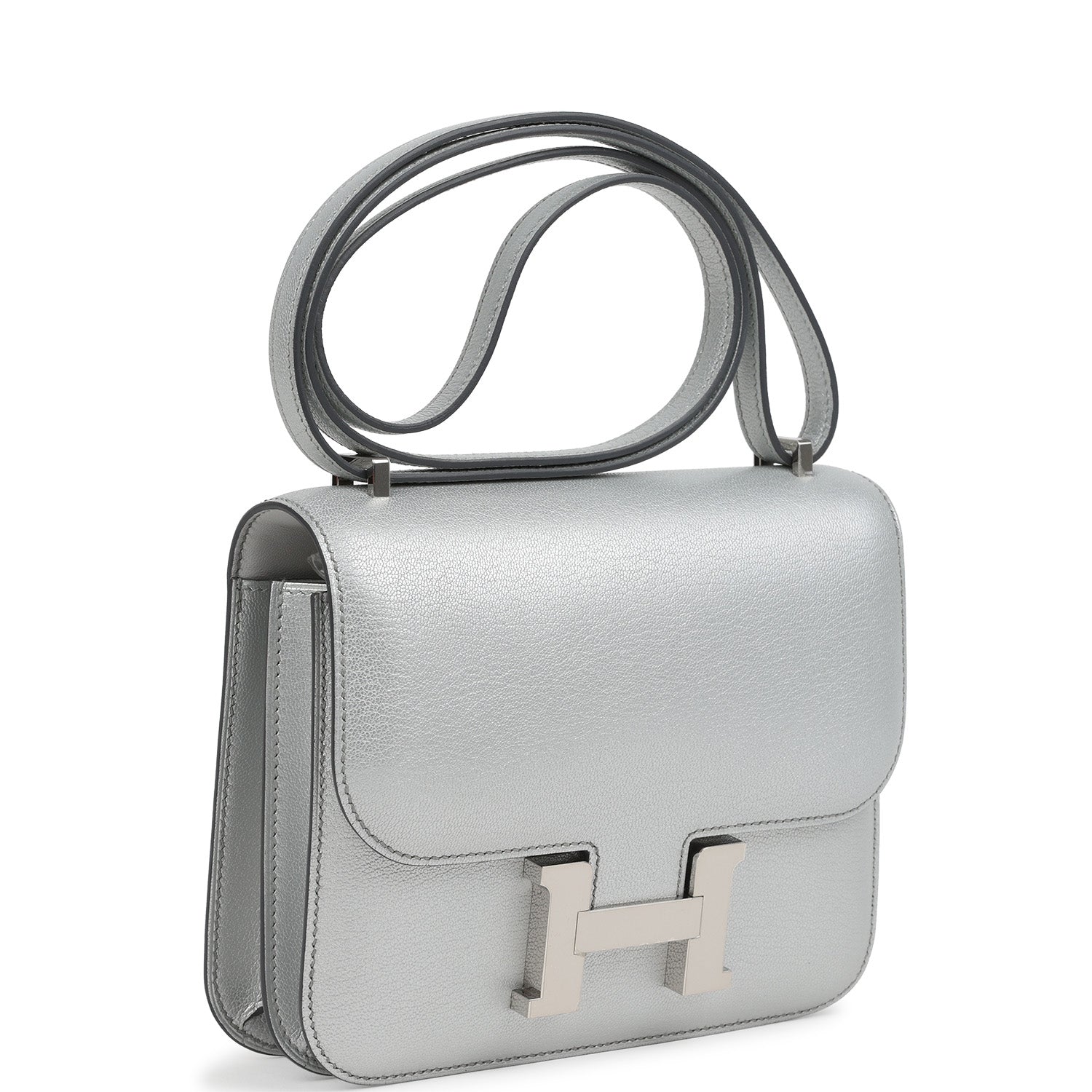 Hermès Constance 18 Argent Chevre Chamkilight Palladium Hardware Hermes Constance 18 Argent Chevre Chamkilight Palladium Hardware - view 2