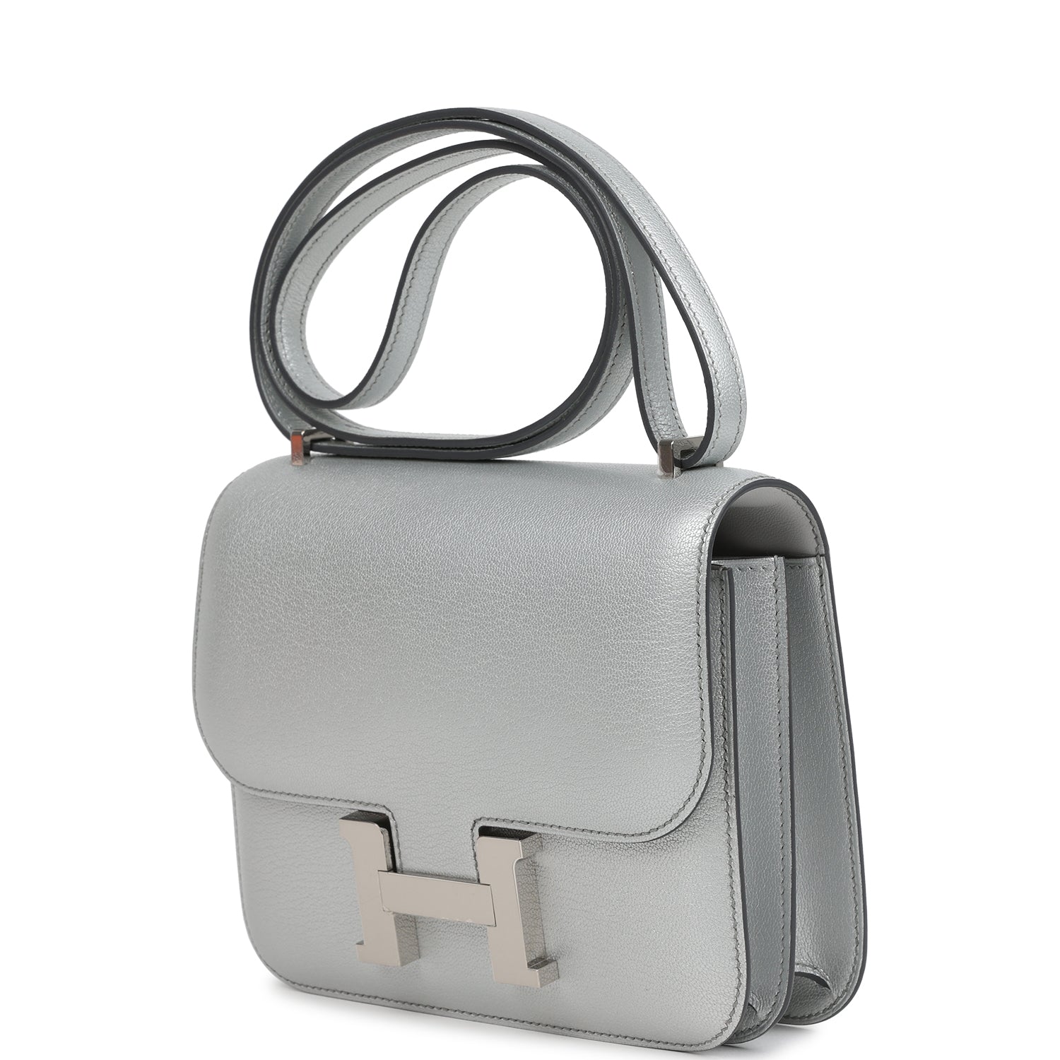 Hermès Constance 18 Argent Chevre Chamkilight Palladium Hardware Hermes Constance 18 Argent Chevre Chamkilight Palladium Hardware - view 5