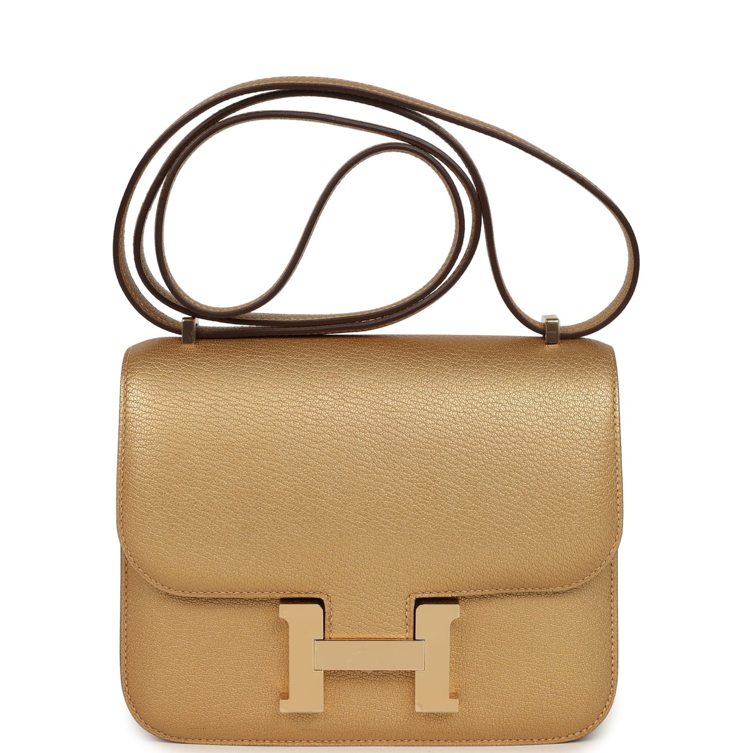Hermès Constance 18 Dore Chevre Chamkilight Permabrass Hardware Hermes Constance 18 Dore Chevre Chamkilight Permabrass Hardware