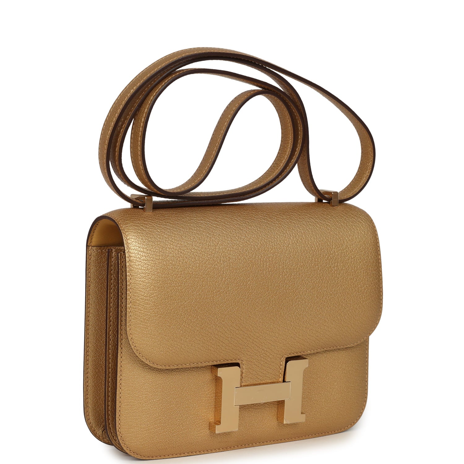 Hermès Constance 18 Dore Chevre Chamkilight Permabrass Hardware Hermes Constance 18 Dore Chevre Chamkilight Permabrass Hardware - view 2