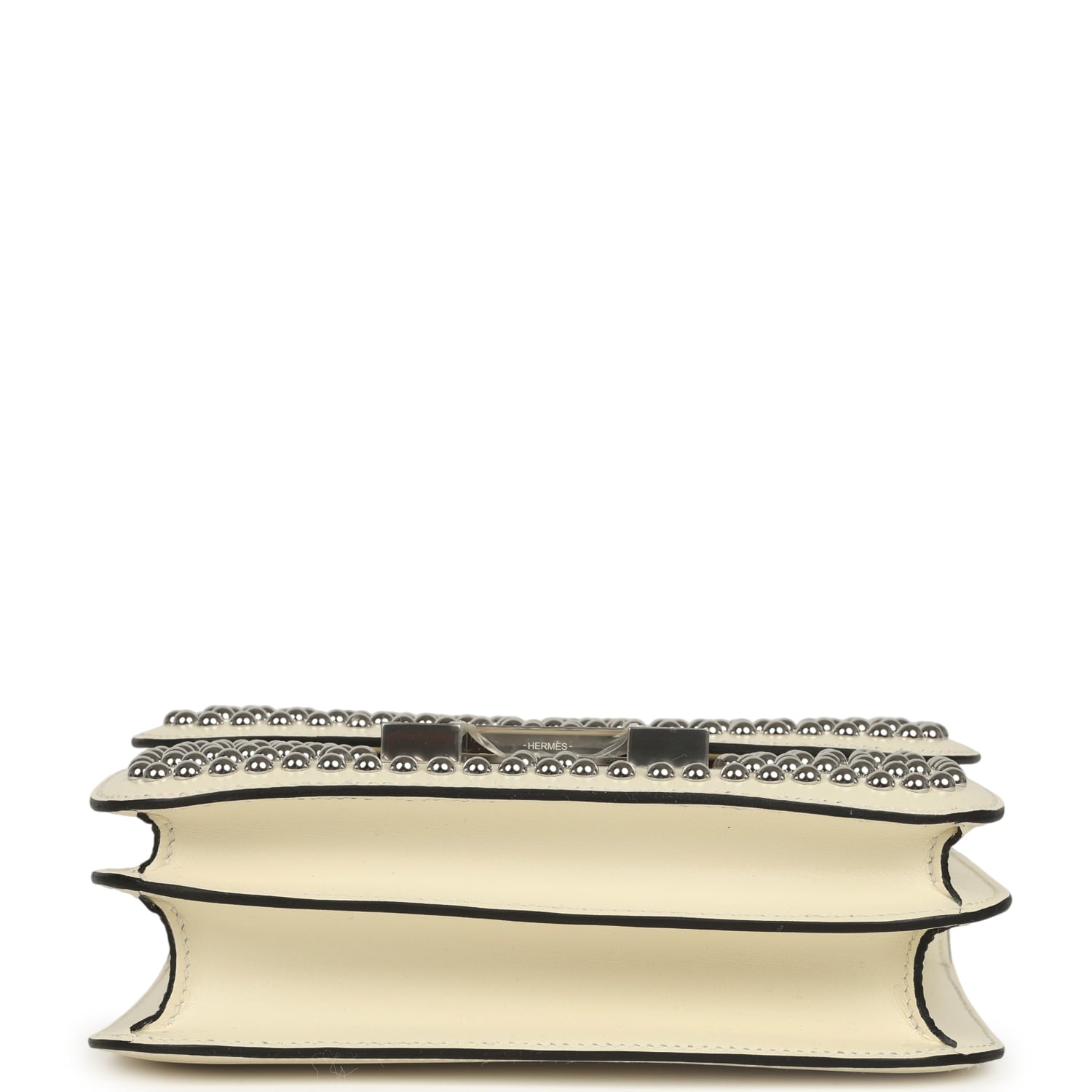 Hermès Constance 18 Clouté Cream Box Palladium Hardware Hermes Constance 18 Clouté Cream Box Palladium Hardware - view 6