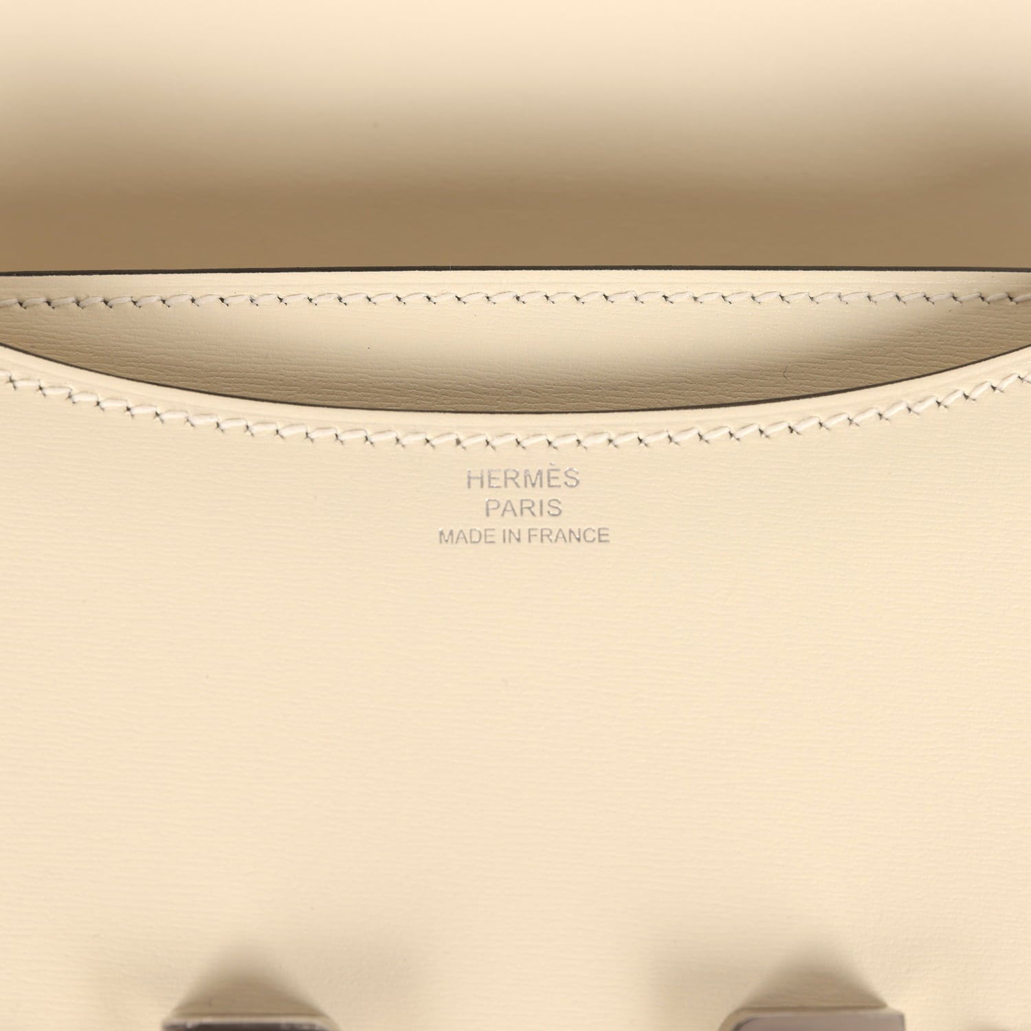 Hermès Constance 18 Clouté Cream Box Palladium Hardware Hermes Constance 18 Clouté Cream Box Palladium Hardware - view 8