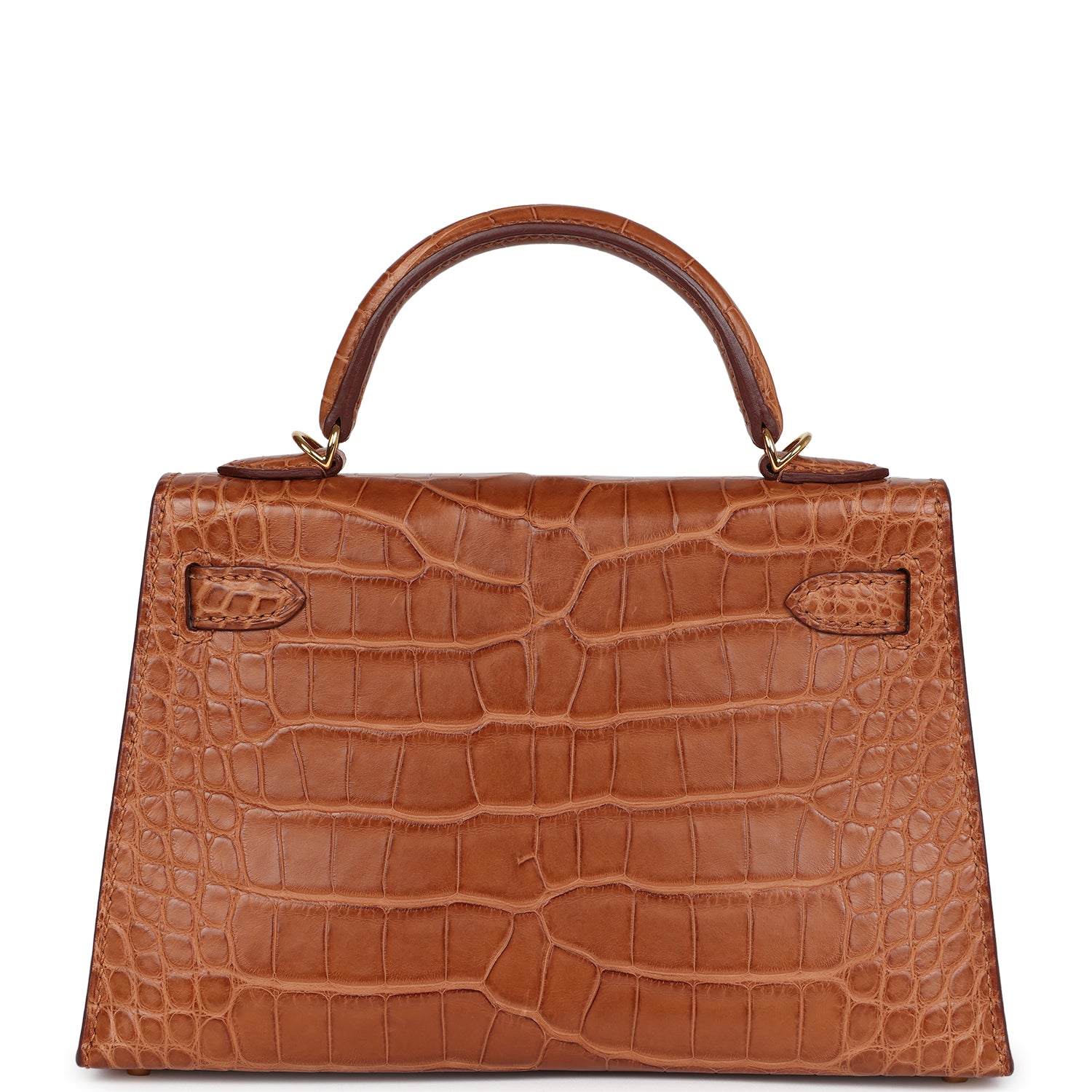 Hermès Kelly Sellier 20 Gold Matte Alligator Gold Hardware Hermes Kelly Sellier 20 Gold Matte Alligator Gold Hardware - view 4