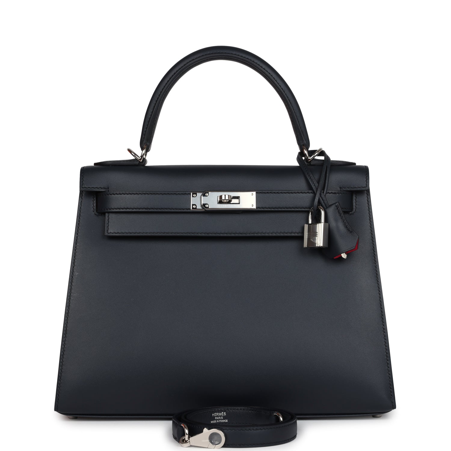 Hermès Special Order (HSS) Kelly Sellier 28 Bleu Obscur Verso Sombrero Palladium Hardware Hermes Special Order (HSS) Kelly Sellier 28 Bleu Obscur Verso Sombrero Palladium Hardware