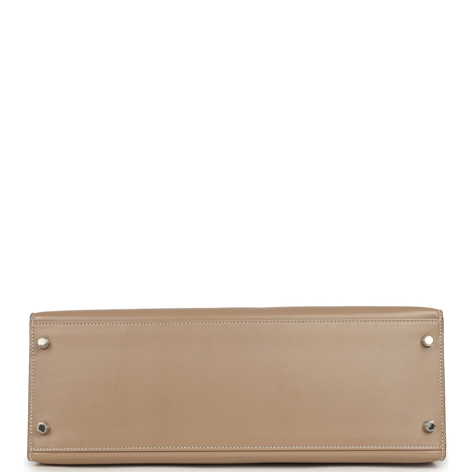 Hermès Kelly Sellier 35 Argile Tadelakt Guilloche Palladium Hardware Hermes Kelly Sellier 35 Argile Tadelakt Guilloche Palladium Hardware - View 6