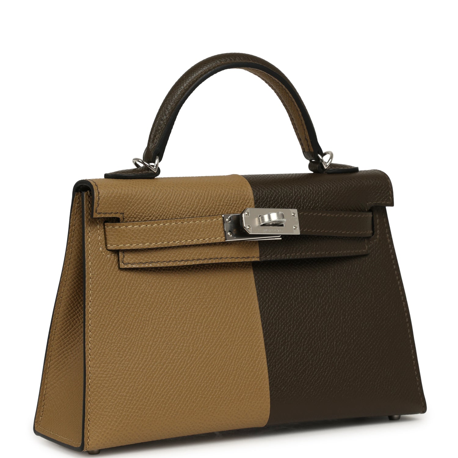 Hermès Casaque Kelly Sellier 20 Dune, Vert Loden Epsom Palladium Hardware Hermes Casaque Kelly Sellier 20 Dune, Vert Loden Epsom Palladium Hardware - view 2