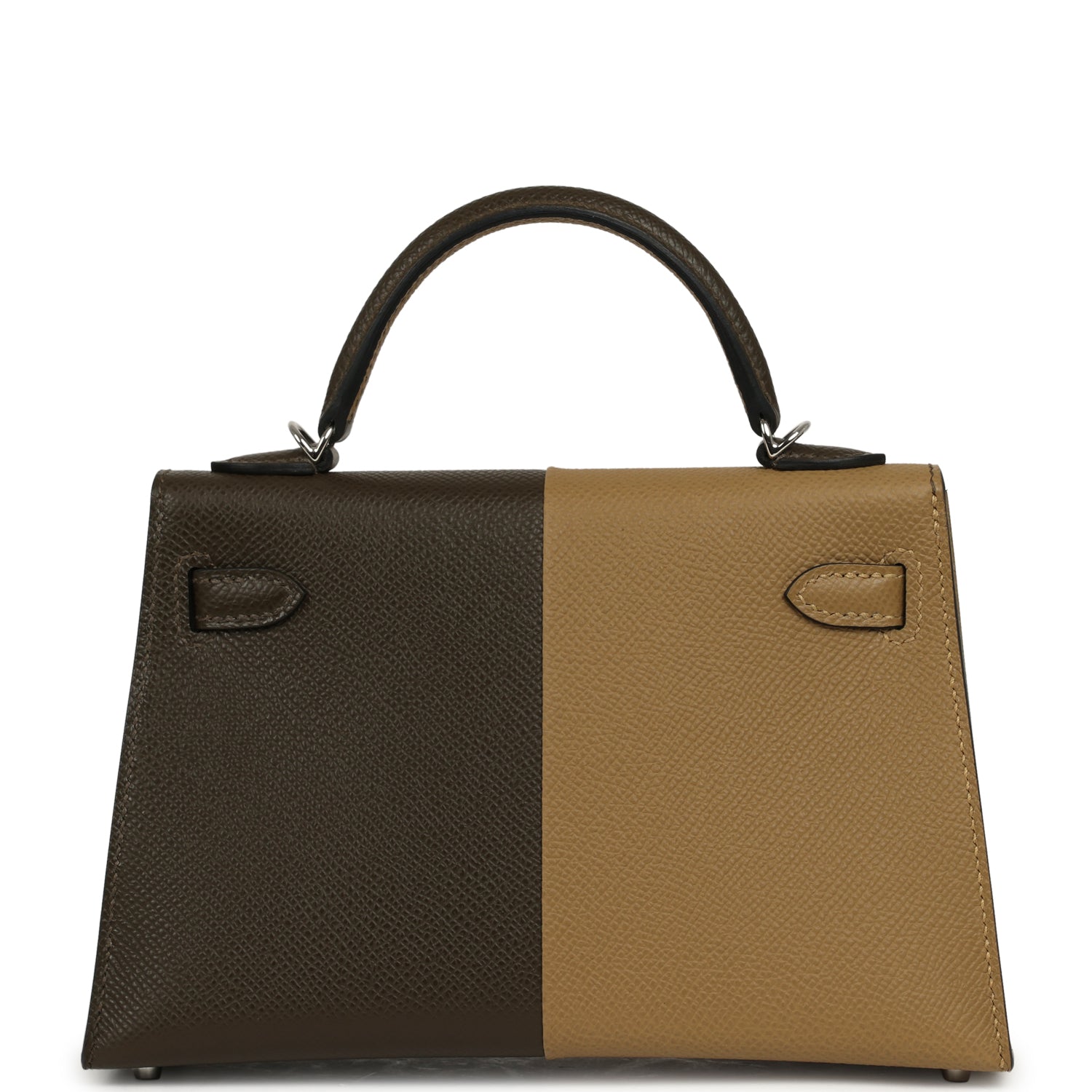 Hermès Casaque Kelly Sellier 20 Dune, Vert Loden Epsom Palladium Hardware Hermes Casaque Kelly Sellier 20 Dune, Vert Loden Epsom Palladium Hardware - view 4