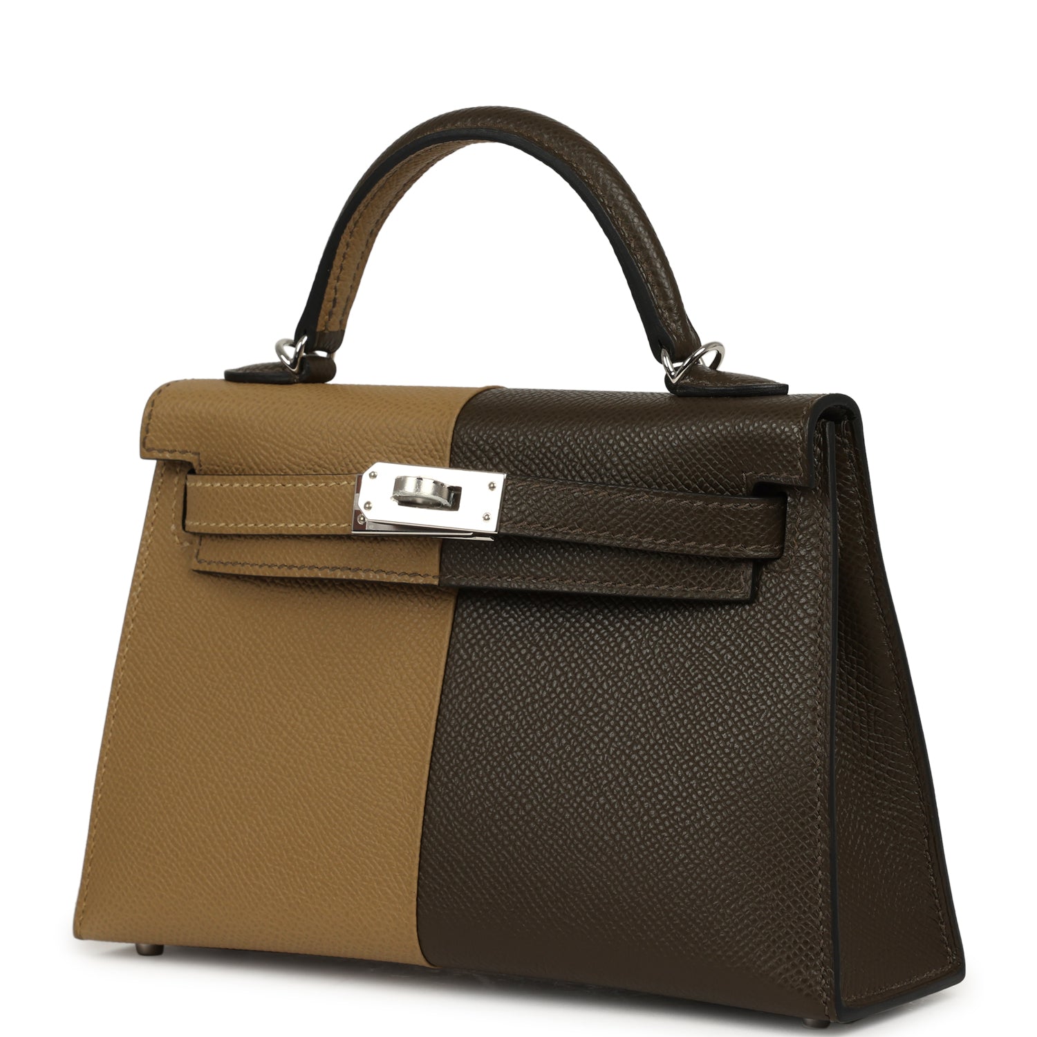 Hermès Casaque Kelly Sellier 20 Dune, Vert Loden Epsom Palladium Hardware Hermes Casaque Kelly Sellier 20 Dune, Vert Loden Epsom Palladium Hardware - view 5