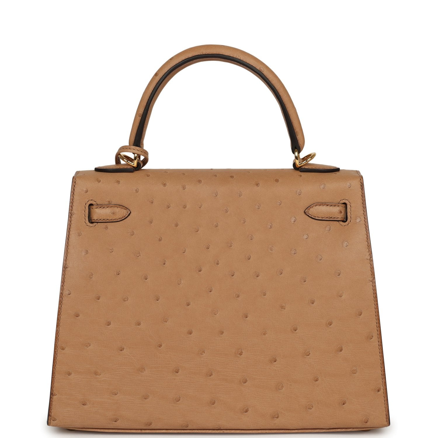 Hermès Kelly Sellier 25 Chai Ostrich Gold Hardware Hermes Kelly Sellier 25 Chai Ostrich Gold Hardware - view 4