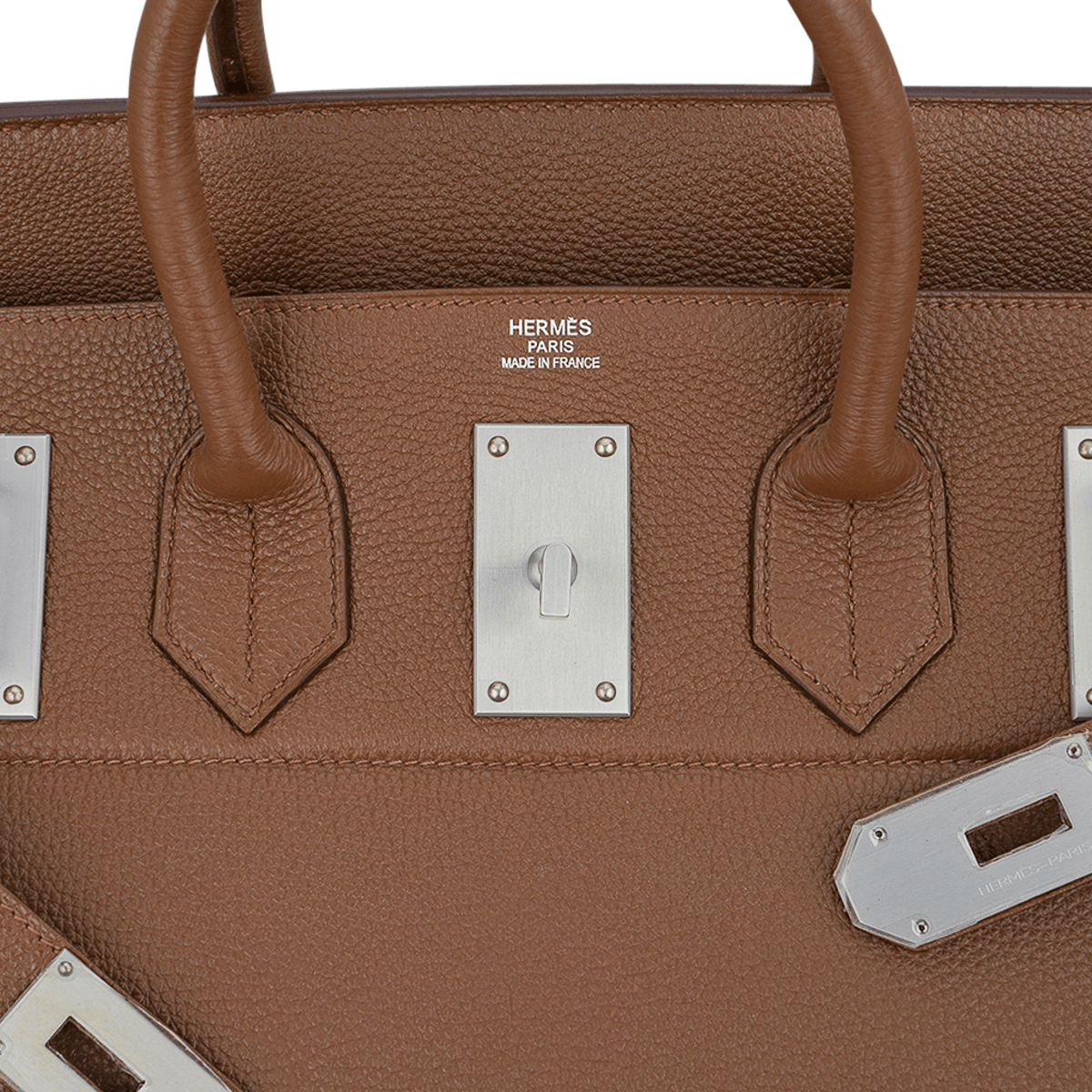 Hermès Helium Hac 50 Alezan Togo Leather Aluminum Hardware – Limited Edition Hermes Limited Edition Helium Hac 50 Bag Alezan Togo Leather Aluminum Hardware - view 8