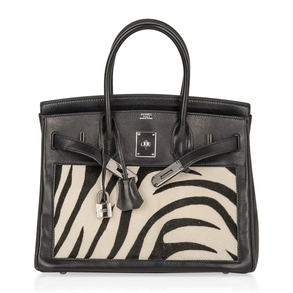 Hermès Birkin 30 Vintage Zebra Print Pony – Limited Edition Hermes Birkin 30 Bag Vintage Zebra Print Pony Limited Edition Very Rare - view 7
