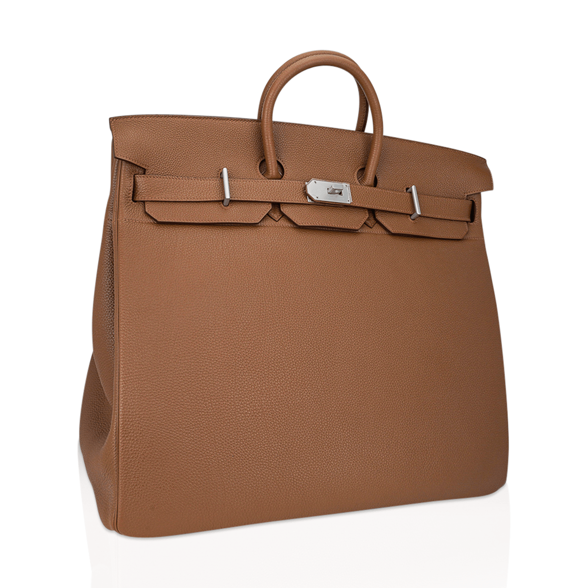 Hermès Helium Hac 50 Alezan Togo Leather Aluminum Hardware – Limited Edition Hermes Limited Edition Helium Hac 50 Bag Alezan Togo Leather Aluminum Hardware - view 2