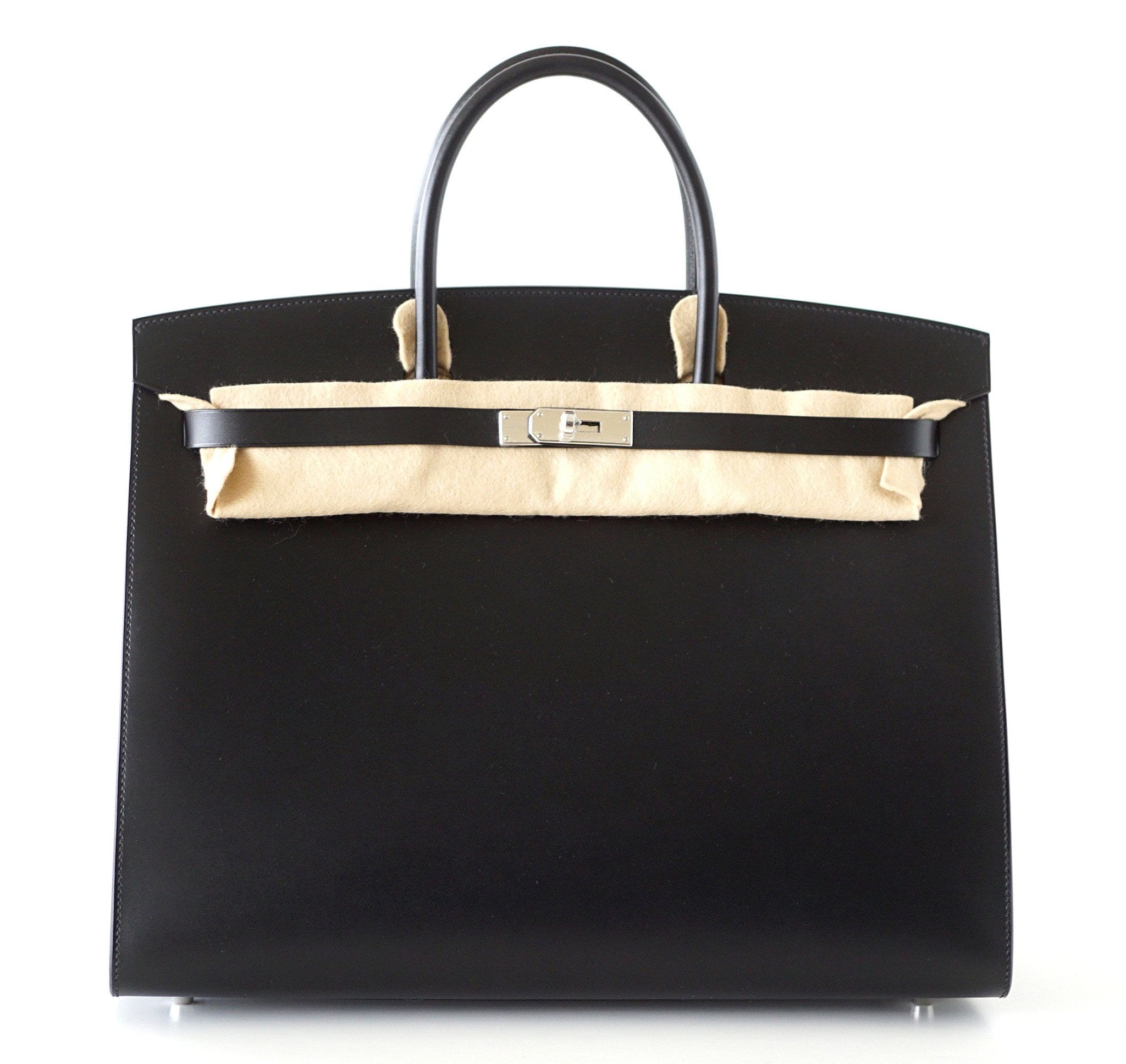 Hermès Birkin 40 Sellier Black Vache Hunter / Veau Evercalf – Limited Edition Hermes Birkin 40 Bag Sellier Black Vache Hunter/ Veau Evercalf Limited Edition