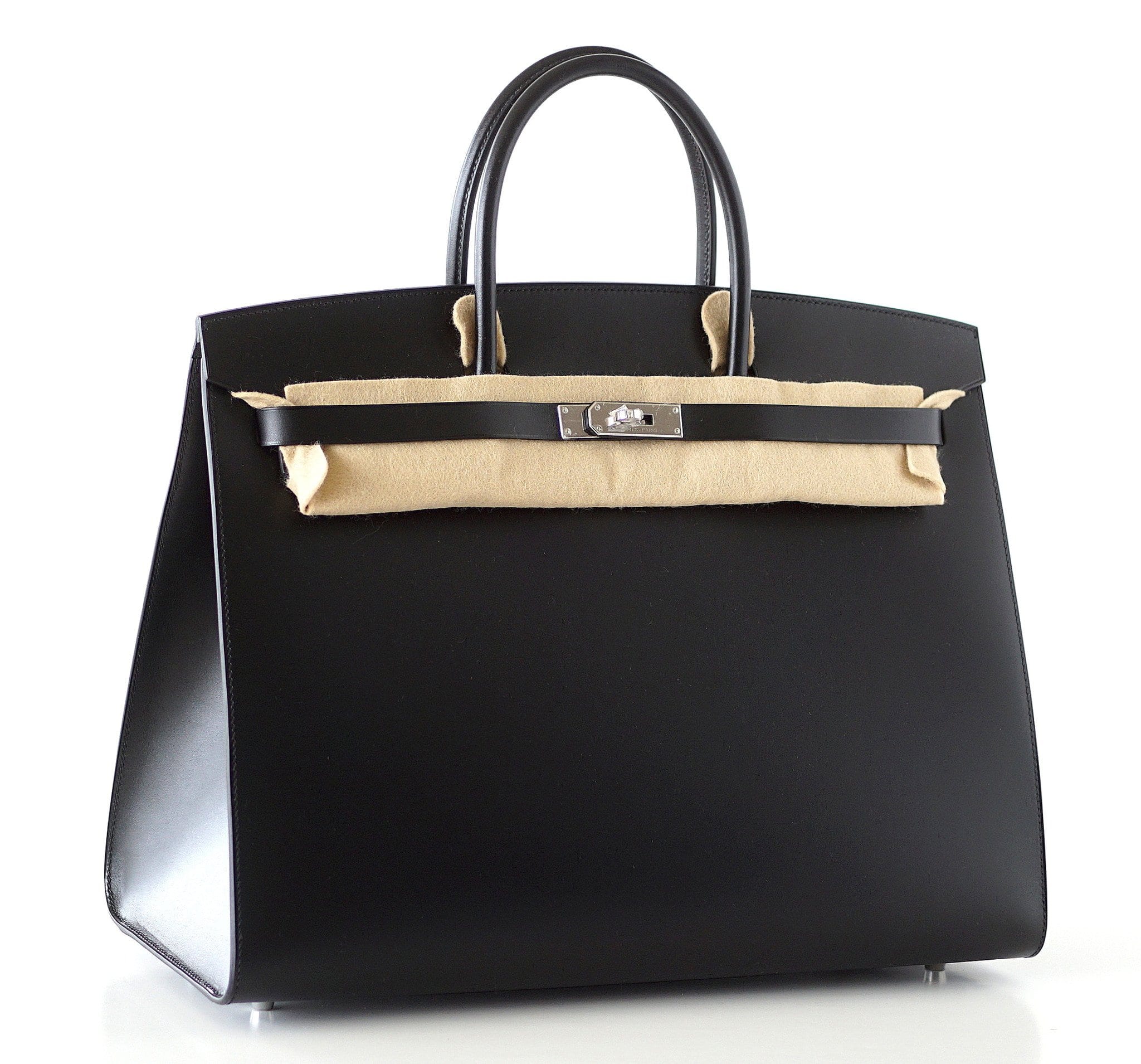 Hermès Birkin 40 Sellier Black Vache Hunter / Veau Evercalf – Limited Edition Hermes Birkin 40 Bag Sellier Black Vache Hunter/ Veau Evercalf Limited Edition - view 7