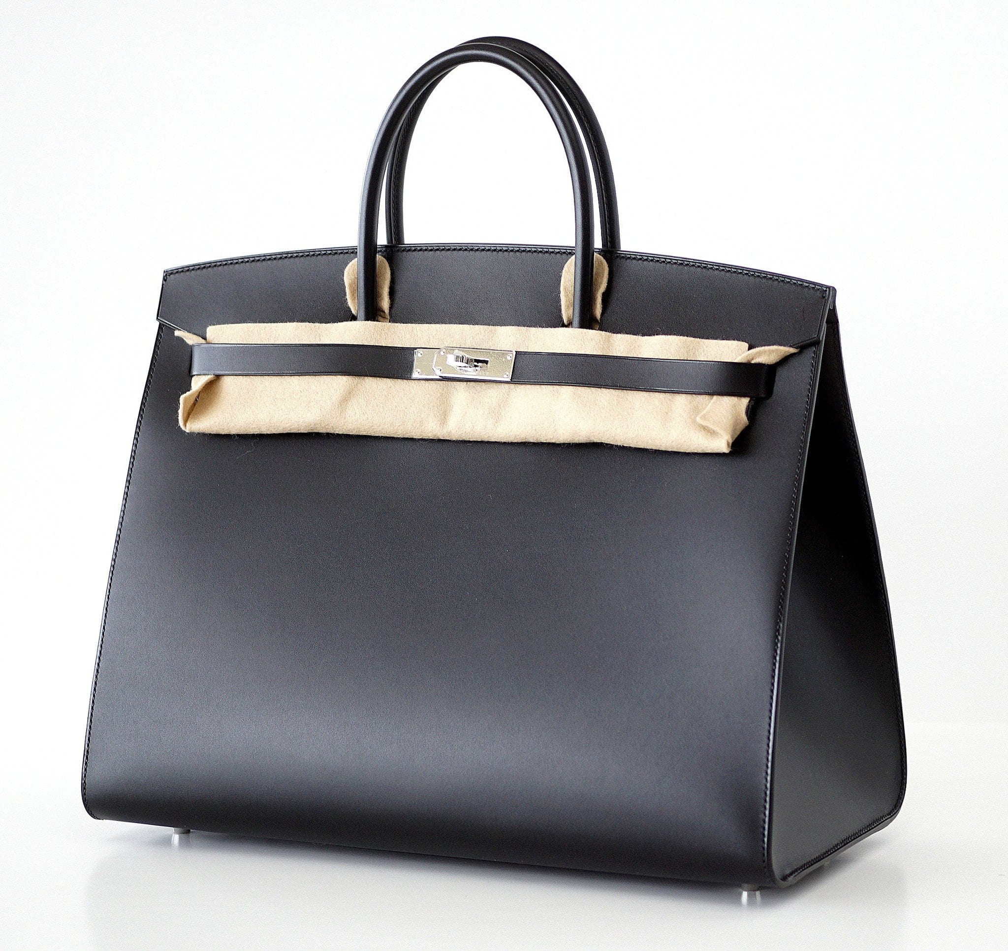 Hermès Birkin 40 Sellier Black Vache Hunter / Veau Evercalf – Limited Edition Hermes Birkin 40 Bag Sellier Black Vache Hunter/ Veau Evercalf Limited Edition - view 6