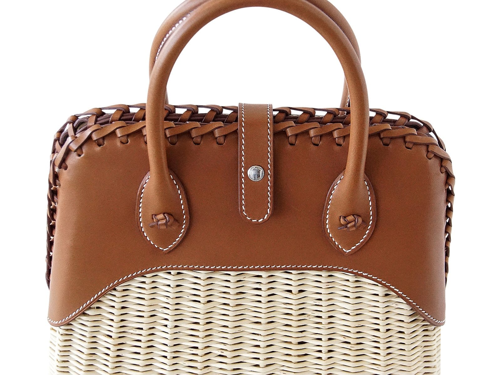 Hermès Bolide Picnic Osier Wicker and Barenia Leather – Limited Edition Hermes Limited Edition Bolide Bag Picnic Osier Wicker & Barenia Leather - view 3