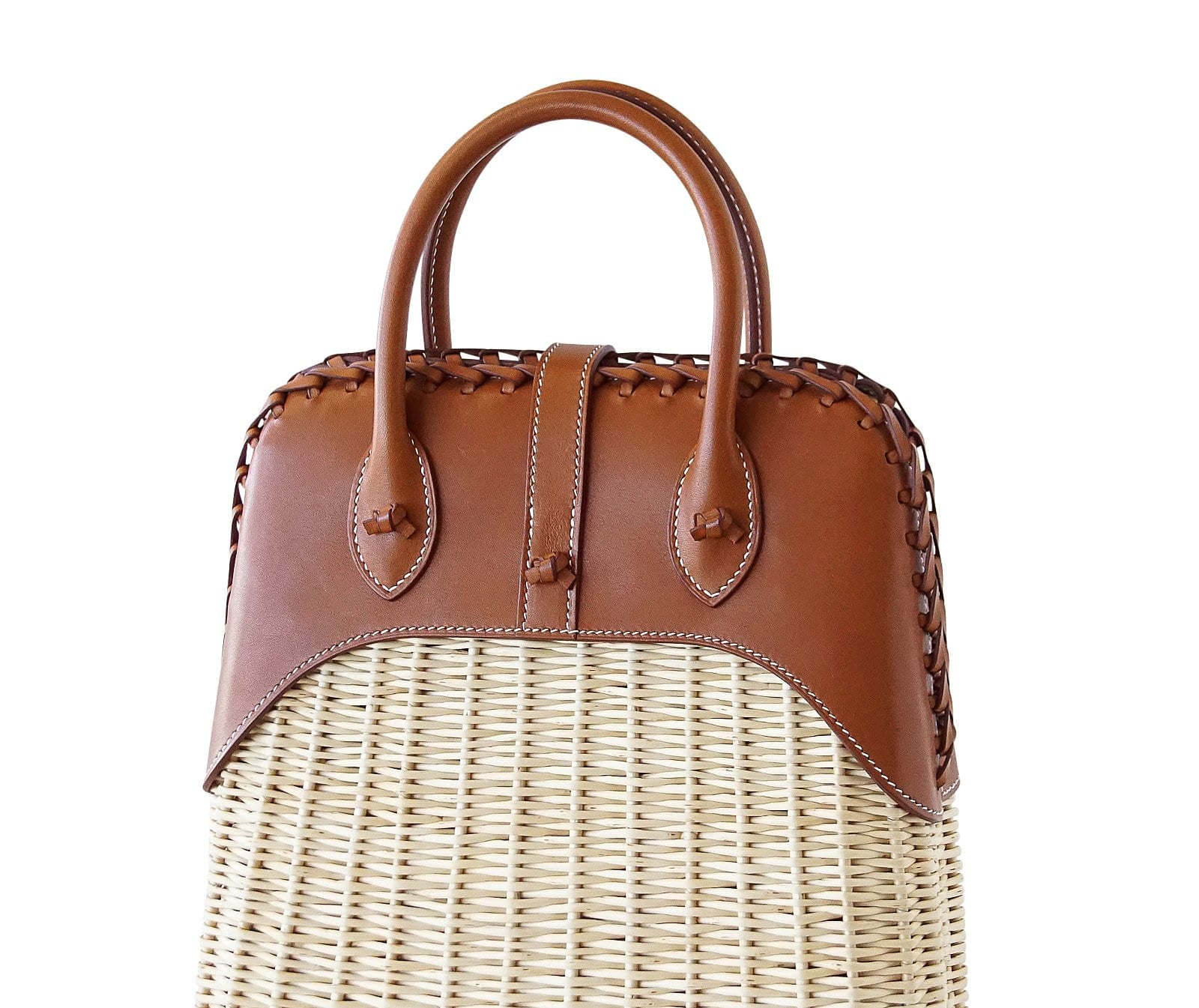 Hermès Bolide Picnic Osier Wicker and Barenia Leather – Limited Edition Hermes Limited Edition Bolide Bag Picnic Osier Wicker & Barenia Leather - view 8