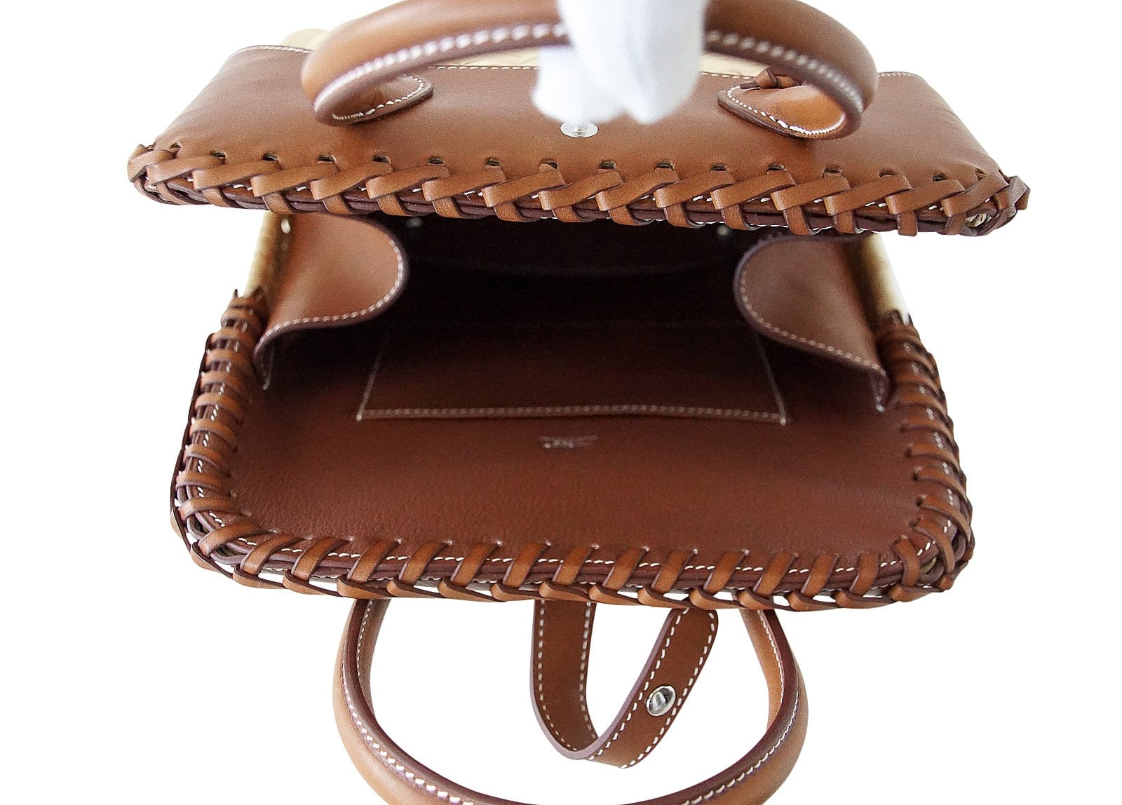 Hermès Bolide Picnic Osier Wicker and Barenia Leather – Limited Edition Hermes Limited Edition Bolide Bag Picnic Osier Wicker & Barenia Leather - view 11
