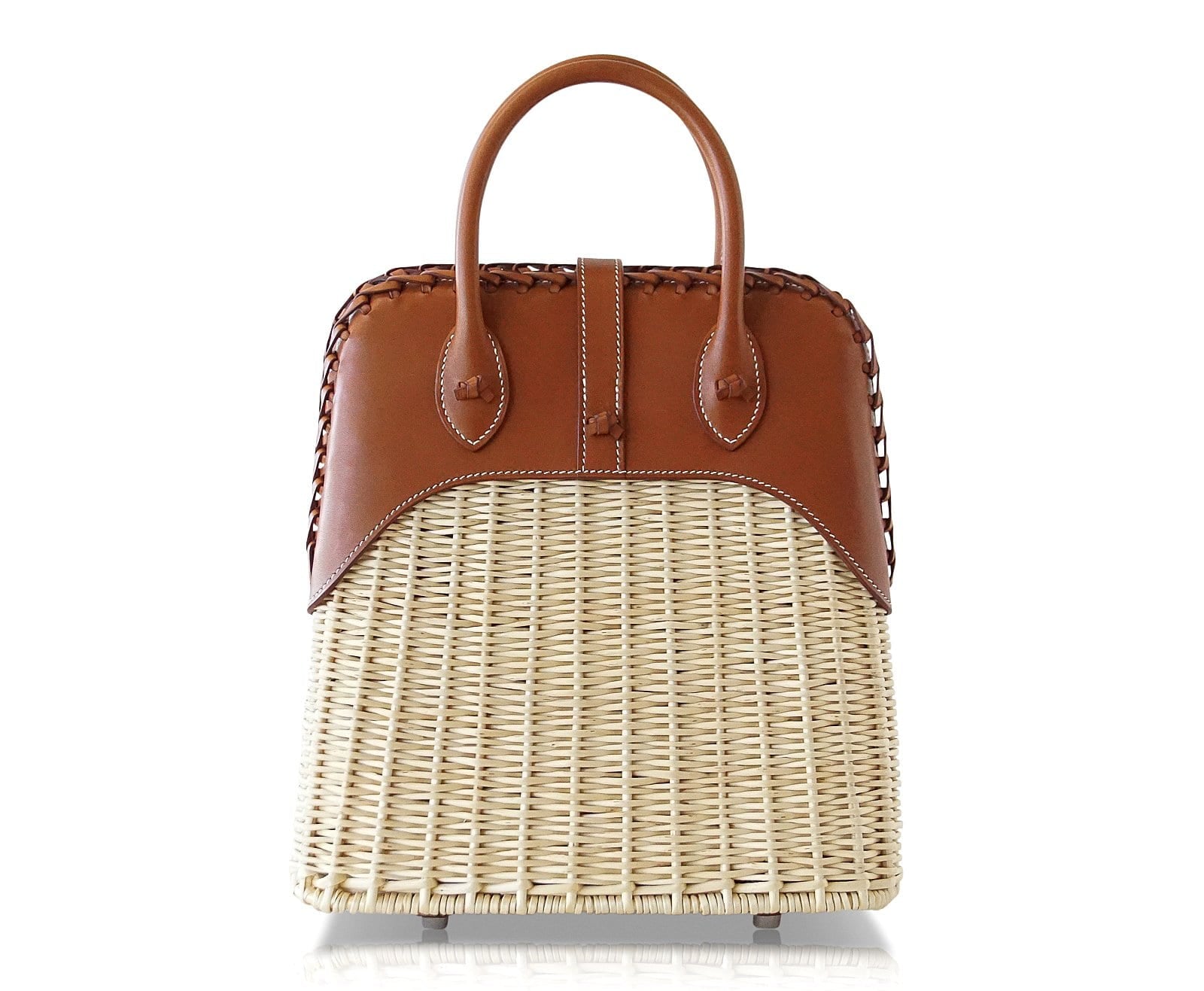 Hermès Bolide Picnic Osier Wicker and Barenia Leather – Limited Edition Hermes Limited Edition Bolide Bag Picnic Osier Wicker & Barenia Leather - view 7