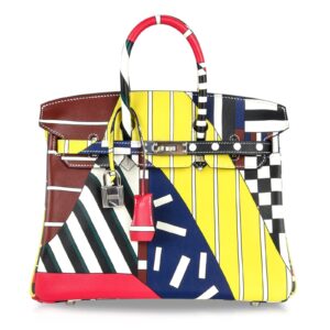 Home Hermes Birkin 25 Bag One Two Three and Away We Go Limited Edition Nigel Peake