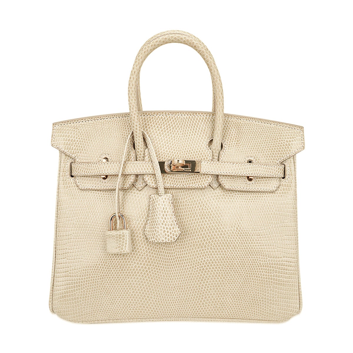 Hermès Vintage Birkin 25 Blanc Casse Lizard with Gold Hardware – Limited Edition Hermes Limited Edition Vintage Birkin 25 Bag Blanc Casse Lizard with Gold Hardware
