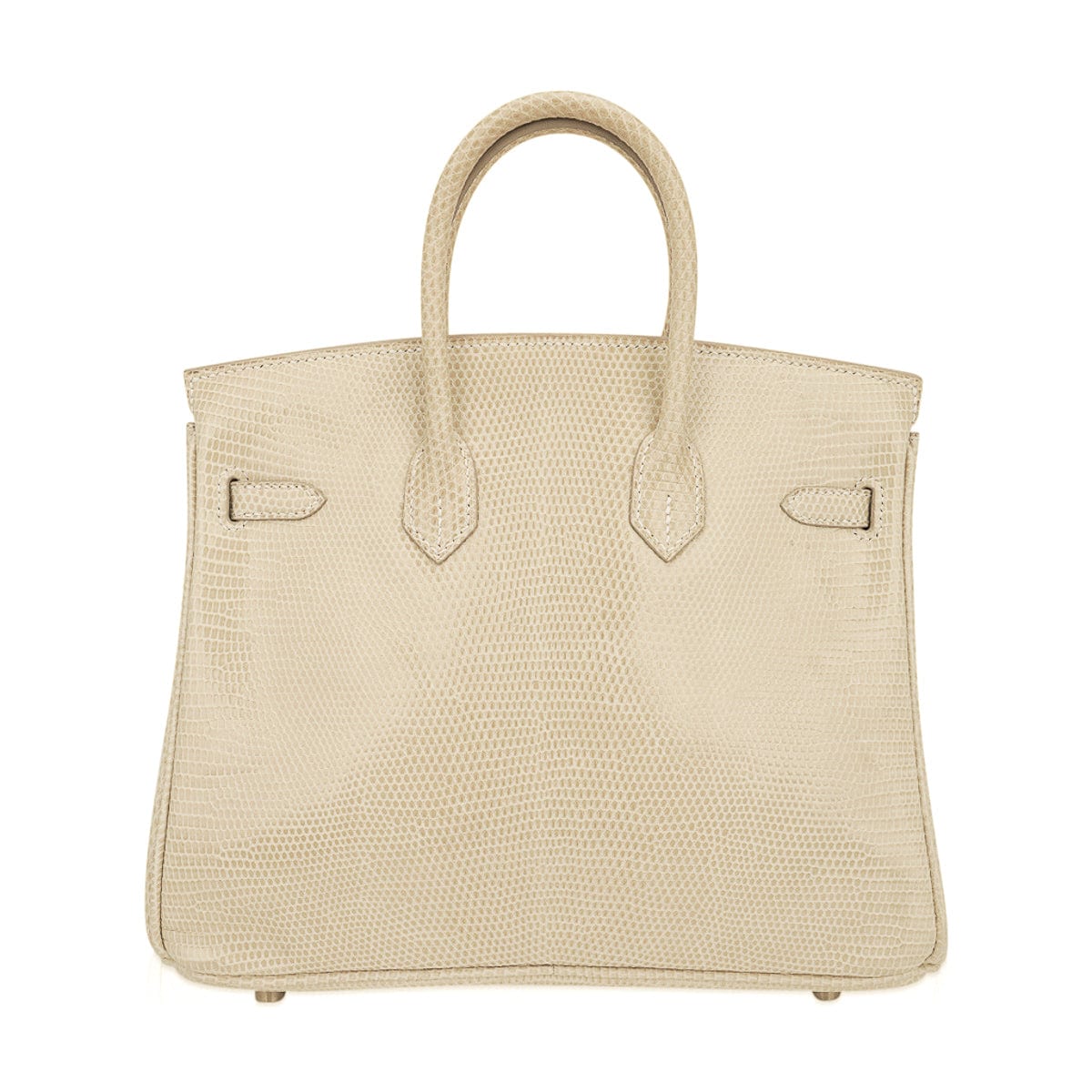 Hermès Vintage Birkin 25 Blanc Casse Lizard with Gold Hardware – Limited Edition Hermes Limited Edition Vintage Birkin 25 Bag Blanc Casse Lizard with Gold Hardware - view 8