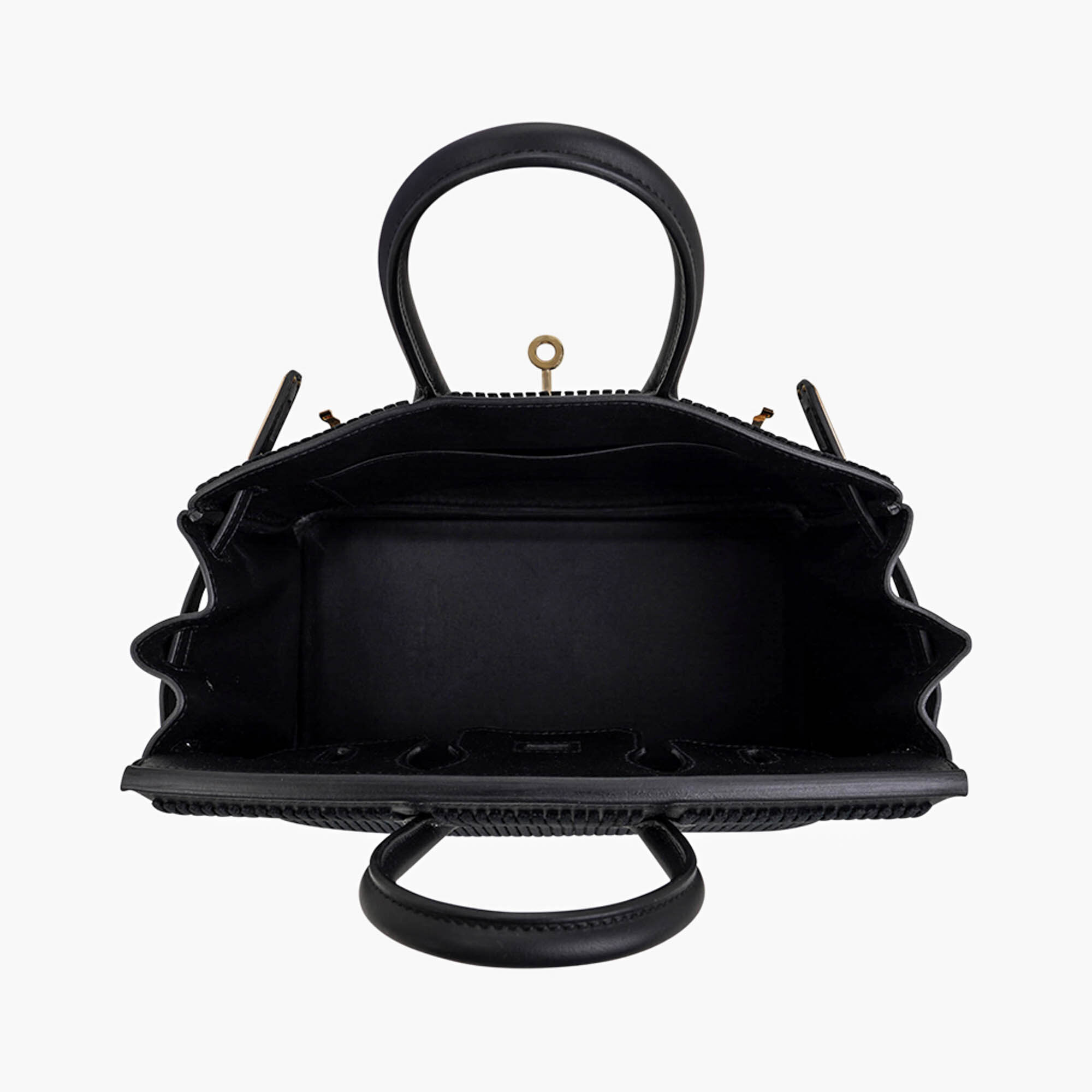 Hermès Birkin 25 Cote a Cote Tuffetage Permabrass Hardware – Limited Edition Hermes Limited Edition Birkin 25 Cote a Cote Tuffetage Bag Permabrass Hardware - view 14