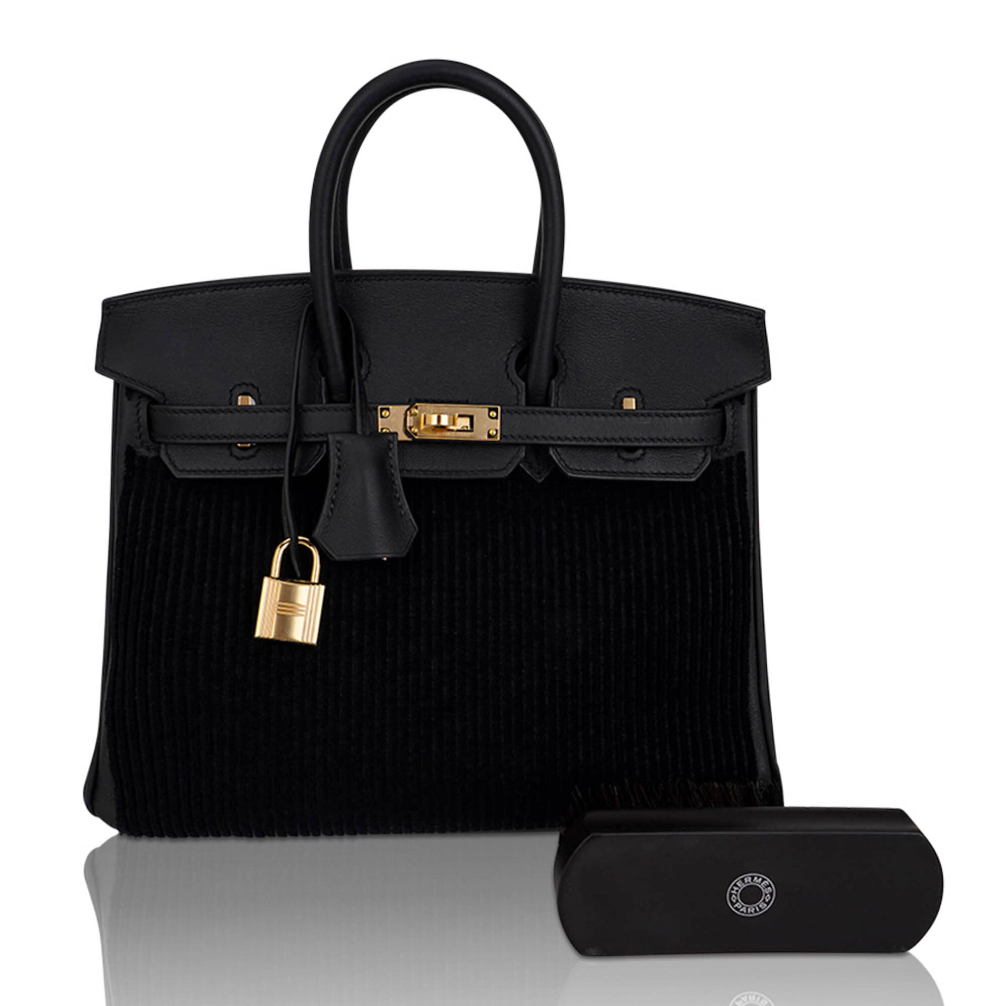 Hermès Birkin 25 Cote a Cote Tuffetage Permabrass Hardware – Limited Edition Hermes Limited Edition Birkin 25 Cote a Cote Tuffetage Bag Permabrass Hardware - view 7